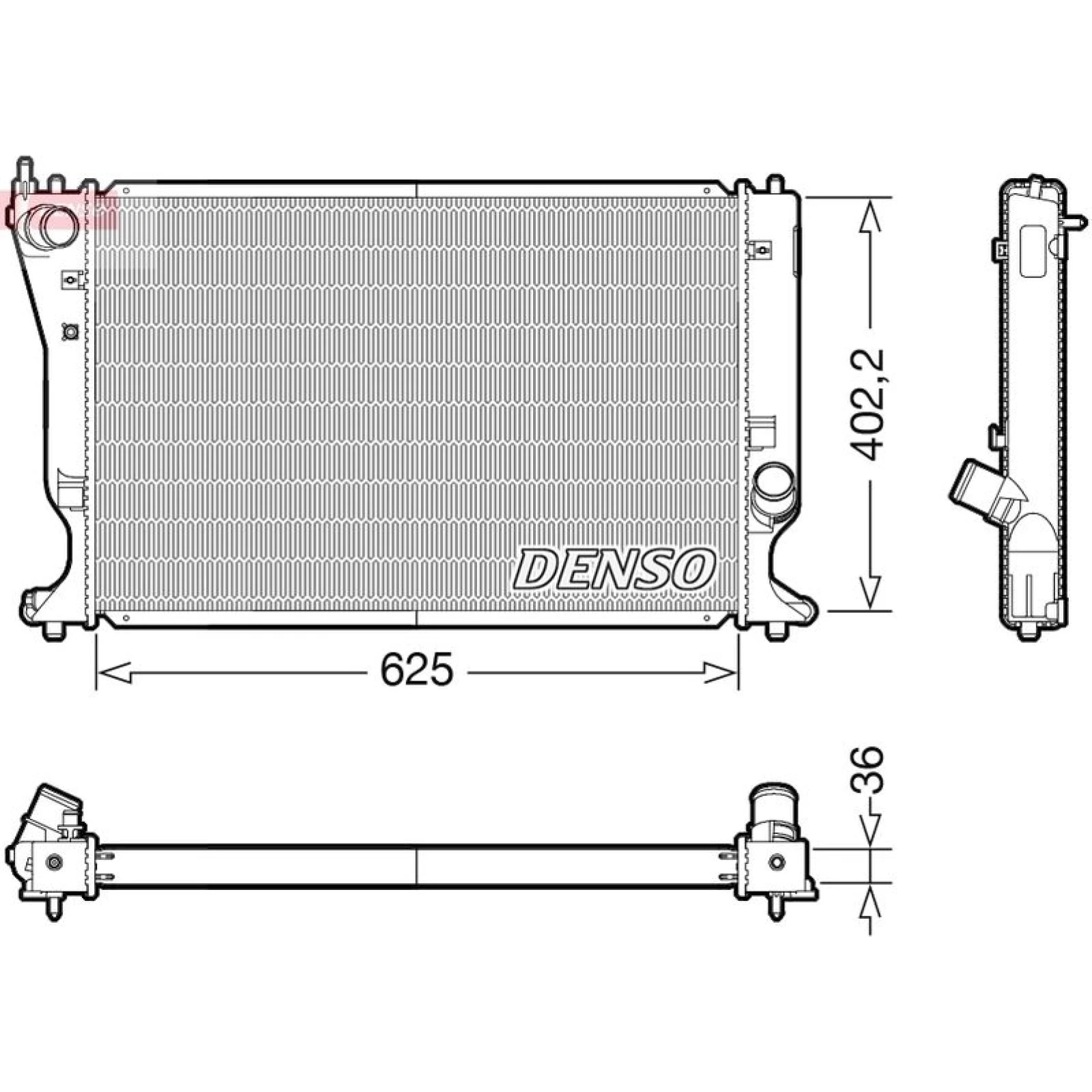 DENSO Motorkühler DRM50132