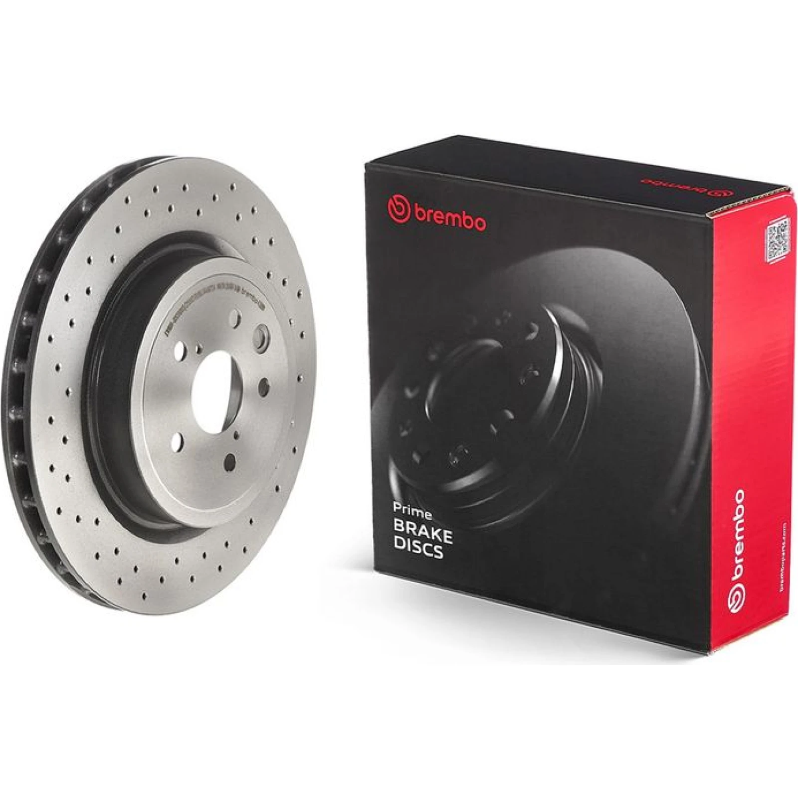 09.A301.11 Brembo Prime Bremsscheibe Hinterachse, Ø 345 × 28 mm, innenbelüftet, UV-beschichtet – 09.A301.11