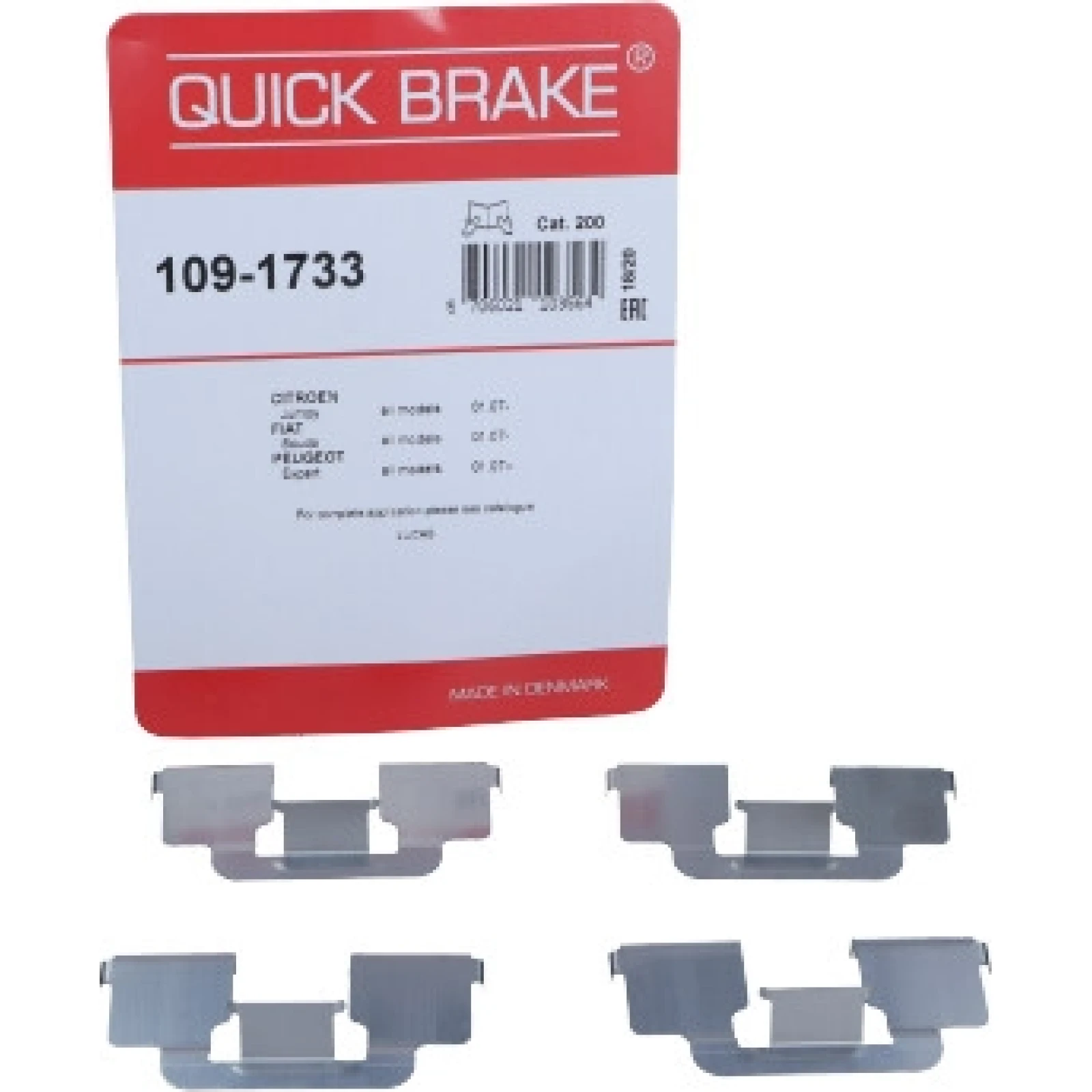 Quick Brake Montagesatz für Bremsbeläge 109-1733