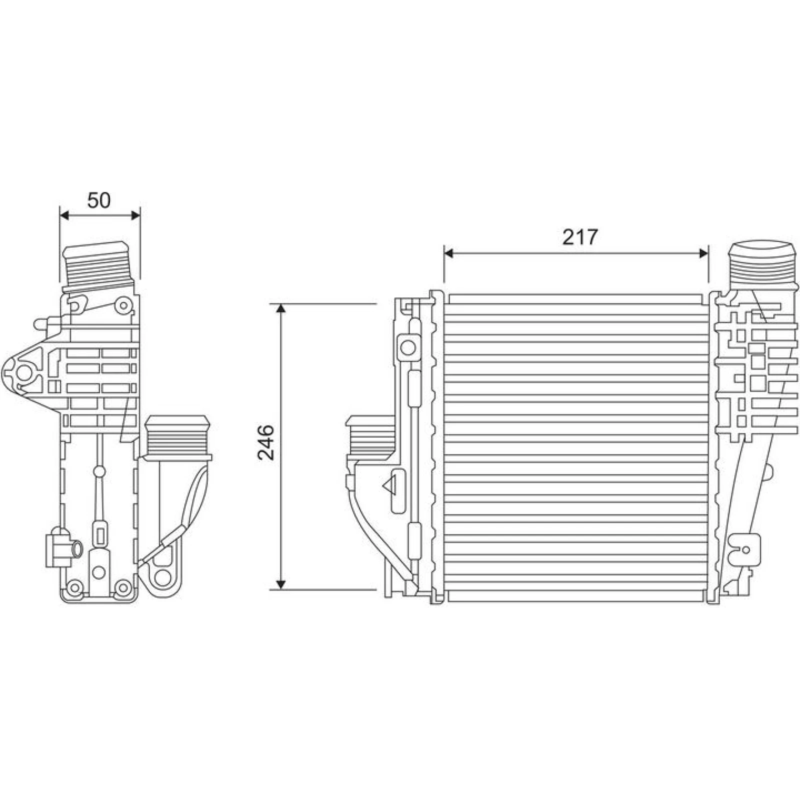 Ladeluftkühler 818290