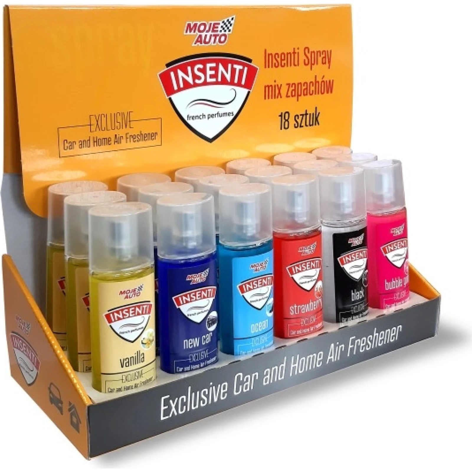 Duftmischung - Luftfrenerator Insenti Spray / Display 18 Stk. X 50Ml 15-170