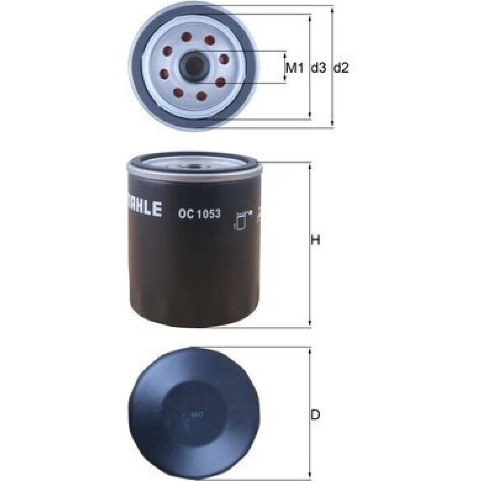 Mahle Original Ölfilter OC 1053