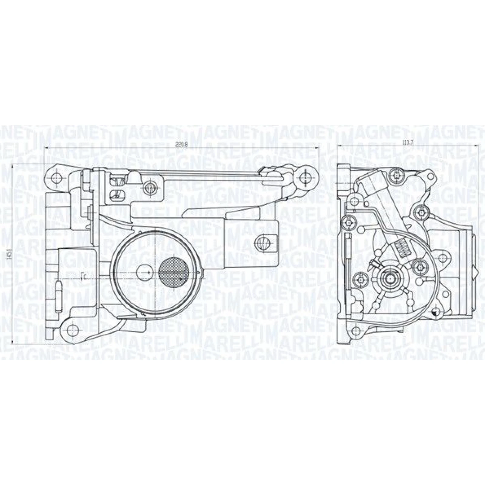 MAGNETI MARELLI Ölpumpe 351516000049