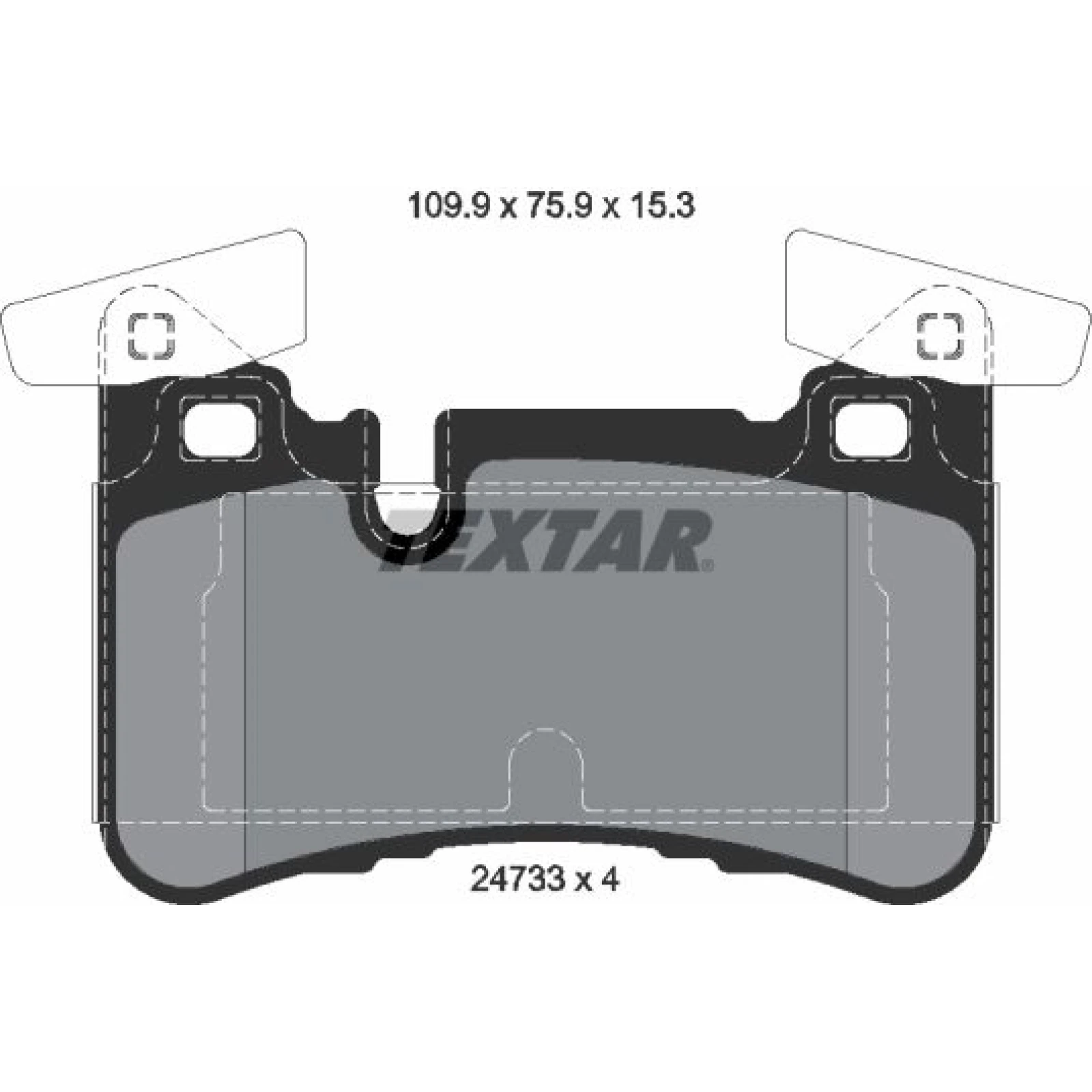 Bremsbelagsatz Db T. Cls C218/W212 Amg 08 2473301
