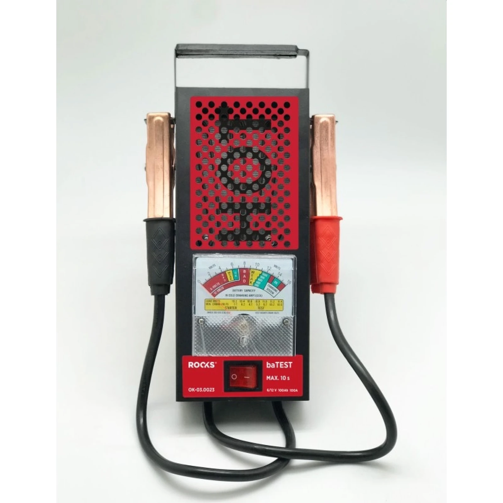 ROOKS Batterietester 6/12 V, 100 A, 200-1000 Cca, 100 Ah OK-03.0023
