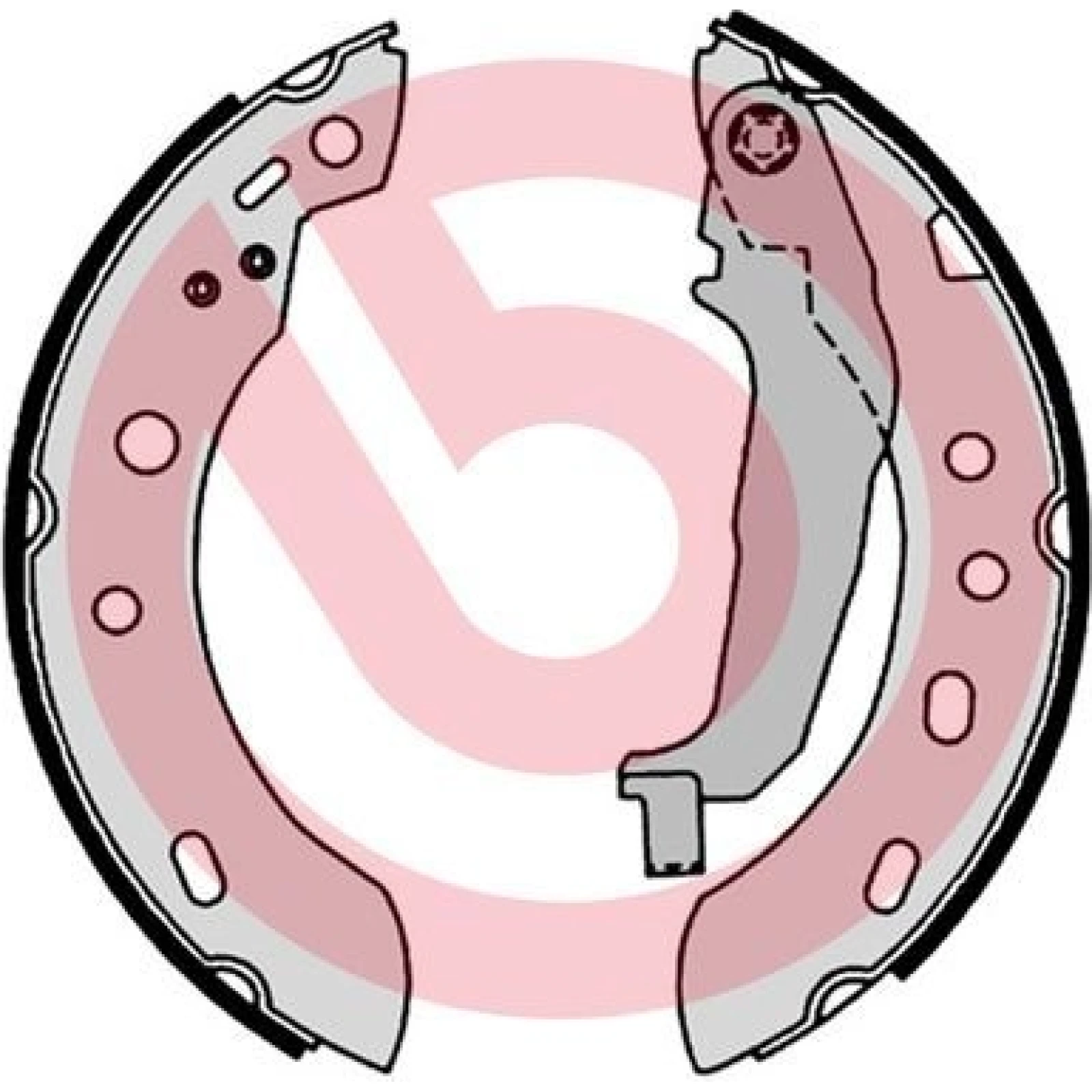 Bremsbackensatz HA S 56 551