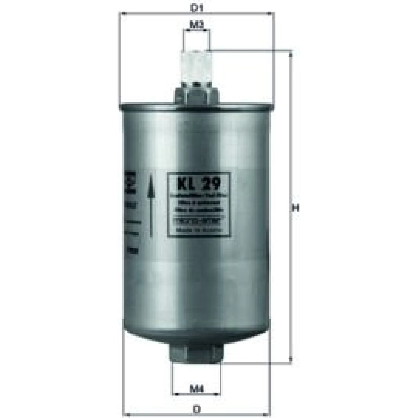 MAHLE Kraftstofffilter KL 29