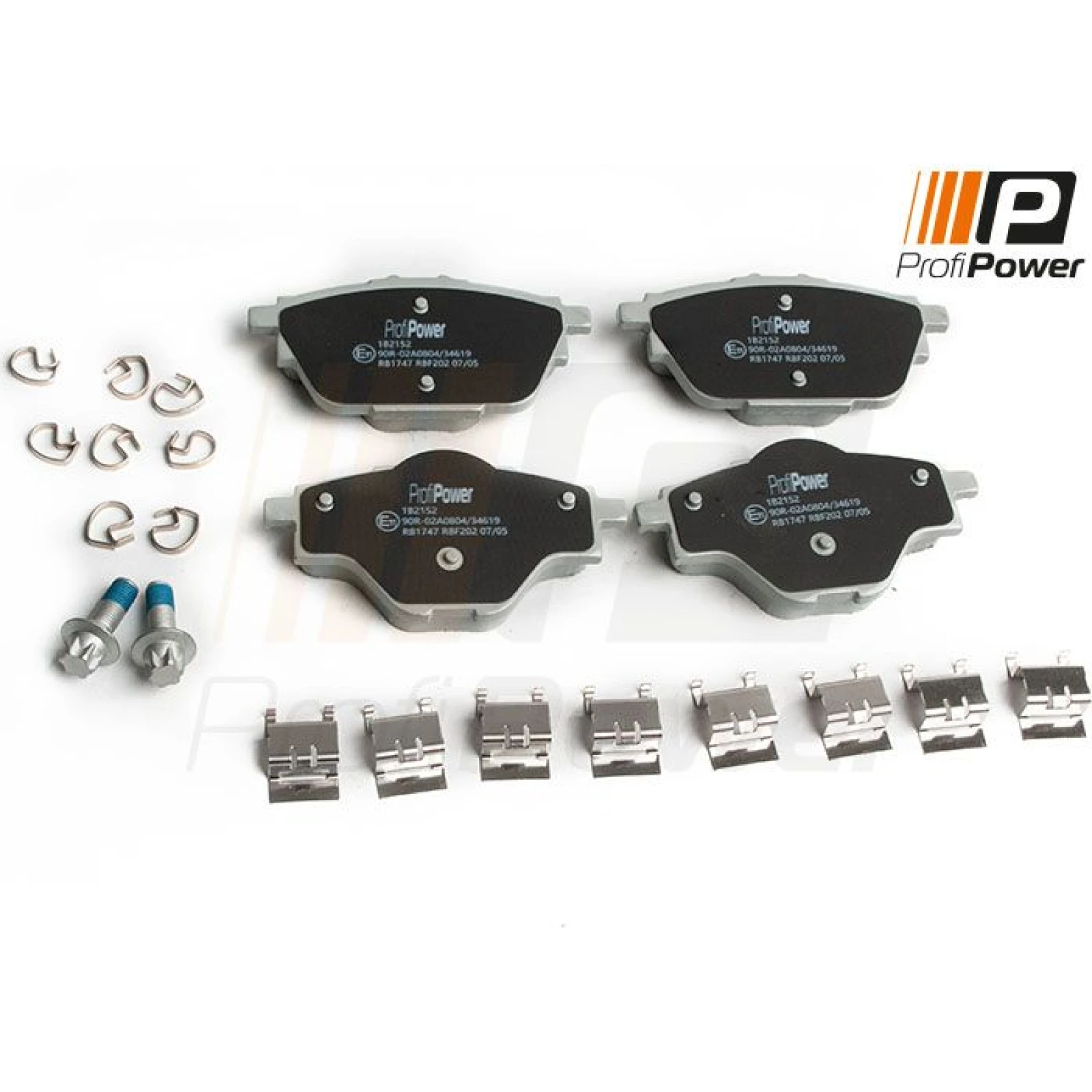 PROFIPOWER Bremsbelagsatz, Scheibenbremse 1B2152