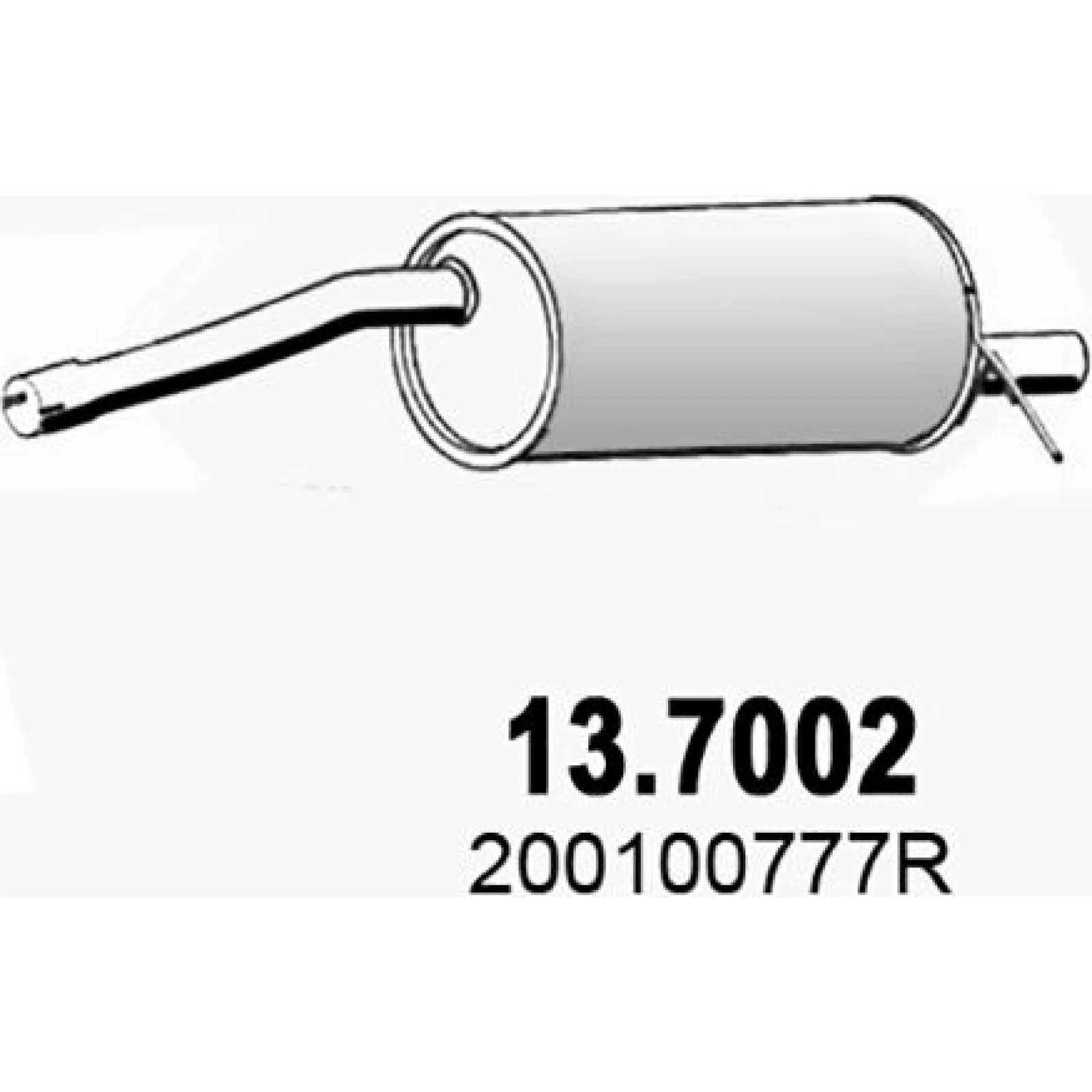 Endschalldämpfer 13.7002