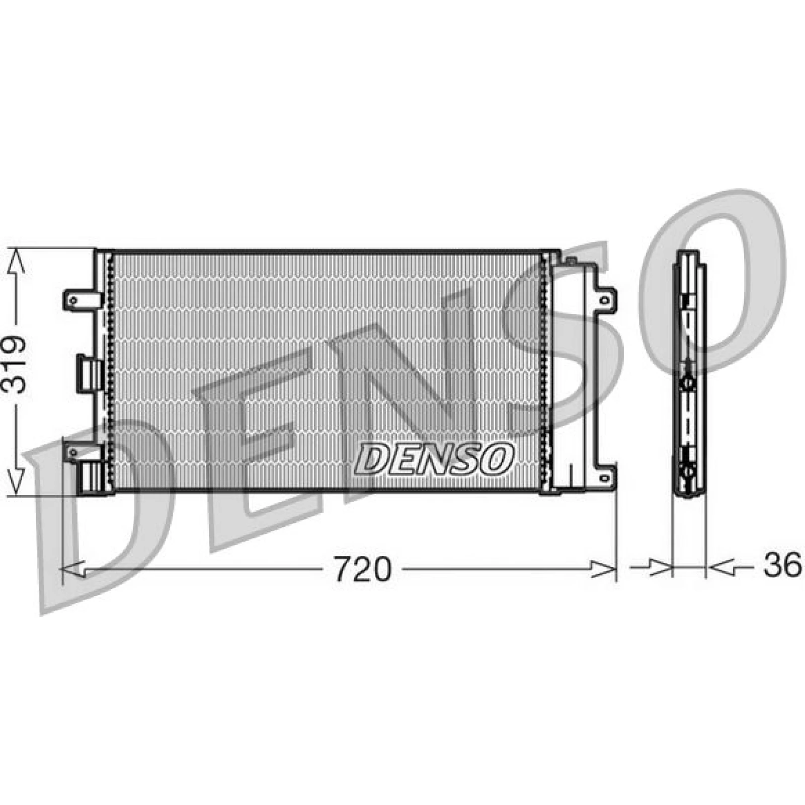 DENSO Klimaanlagenkühler DCN09042