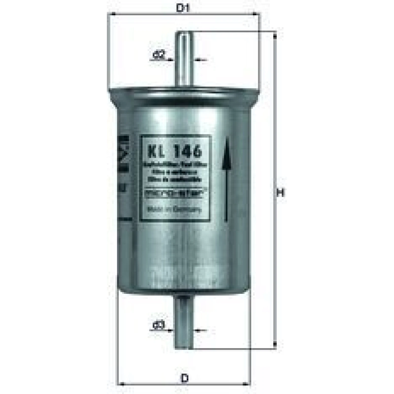 MAHLE Kraftstofffilter KL 146