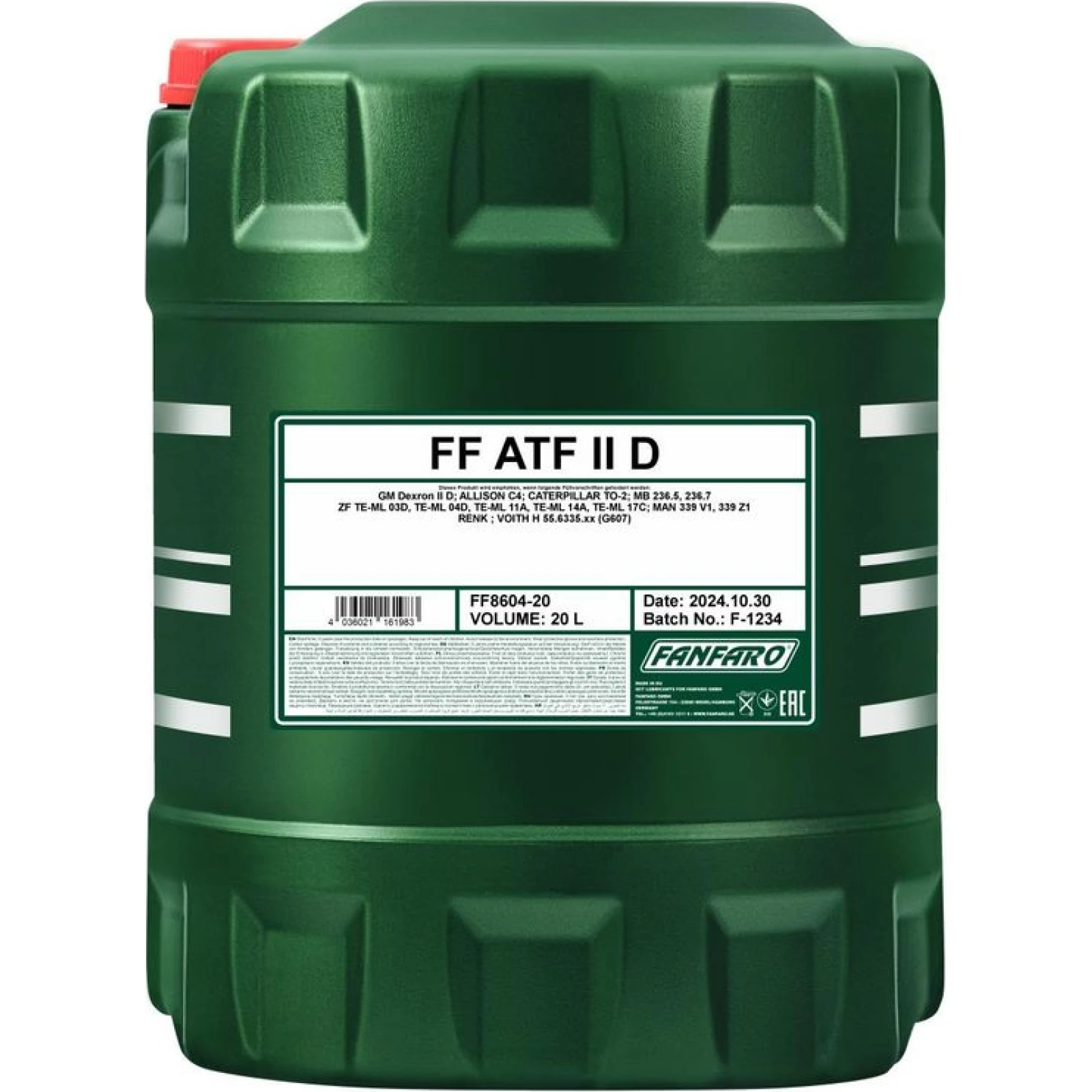 Fanfaro ATF II D Automatikgetriebeöl 20L FF8604-20