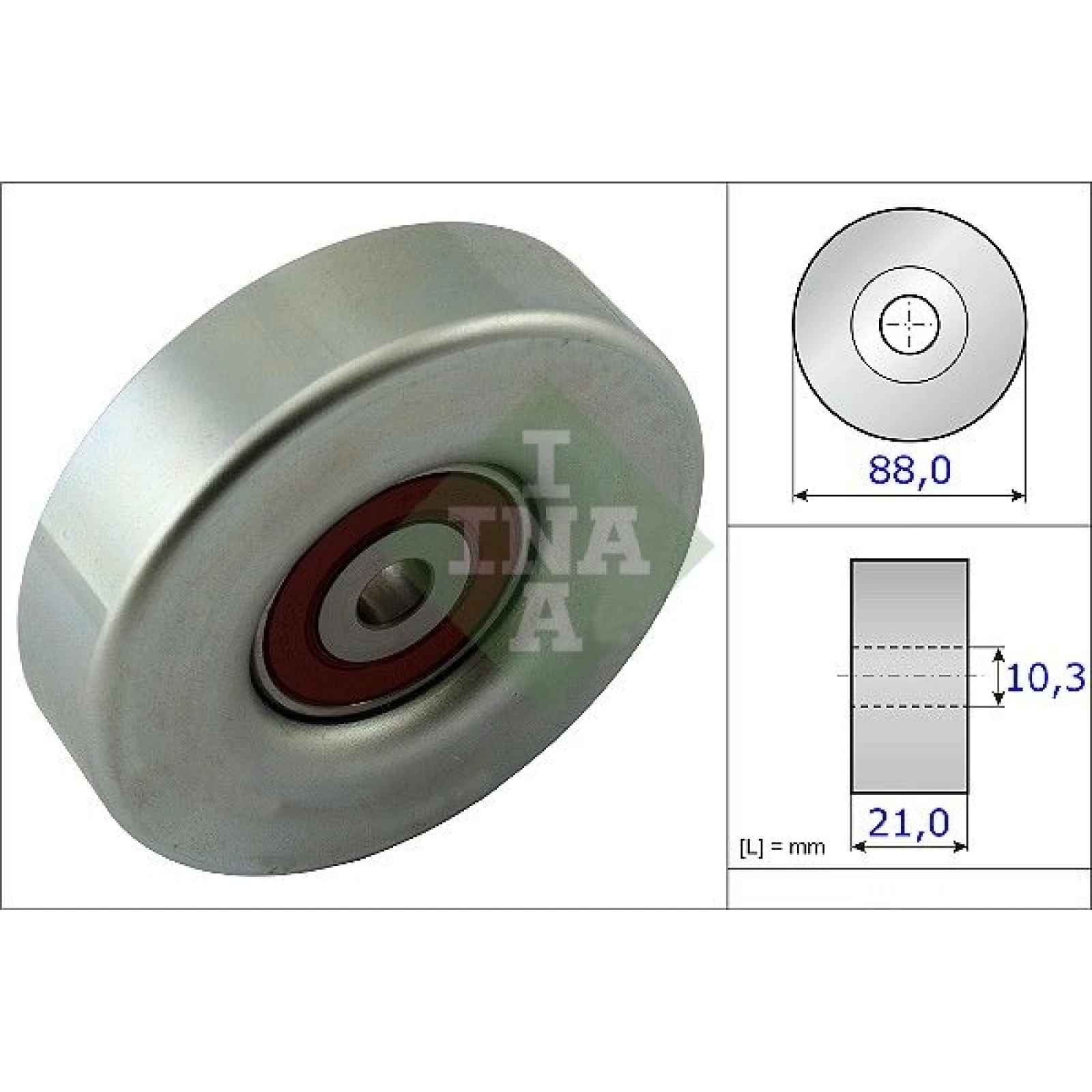 Umlenk-/Führungsrolle, Keilrippenriemen 532 0618 10