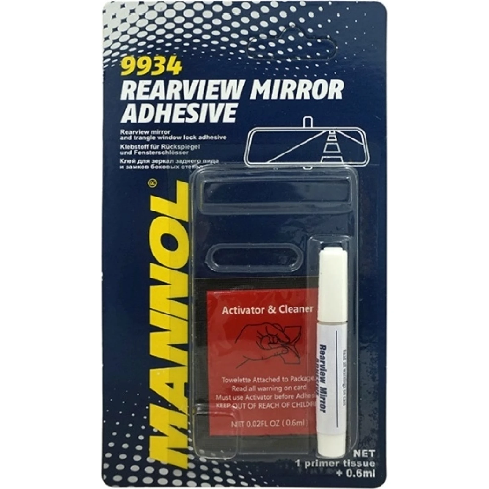 MANNOLRückspiegel Kleber Rearview Mirror Adhesive 9934 MN9934