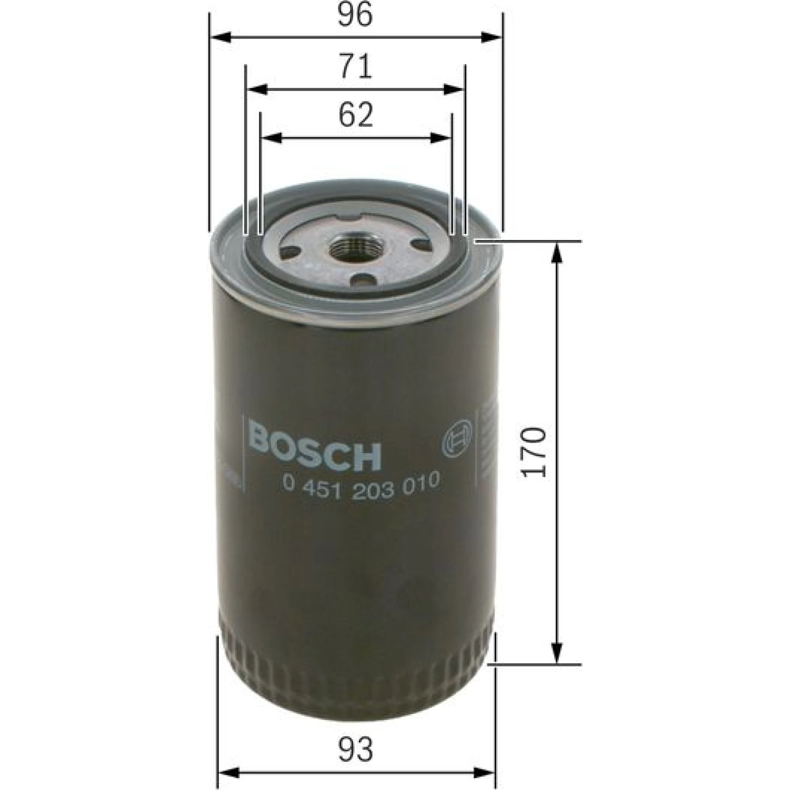 Ölfilter 0 451 203 010