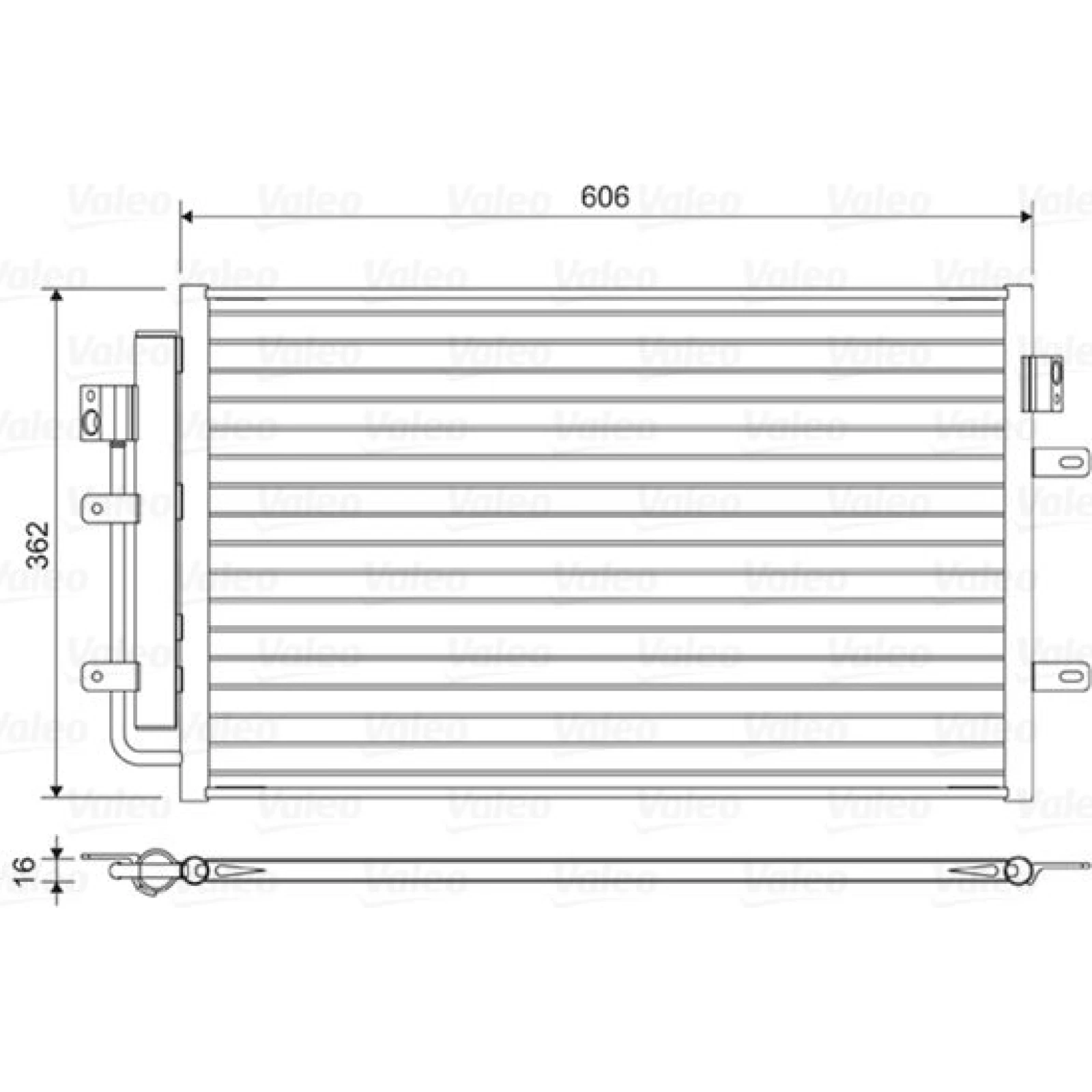 KONDENSATOR, KLIMAANLAGE VAL822551