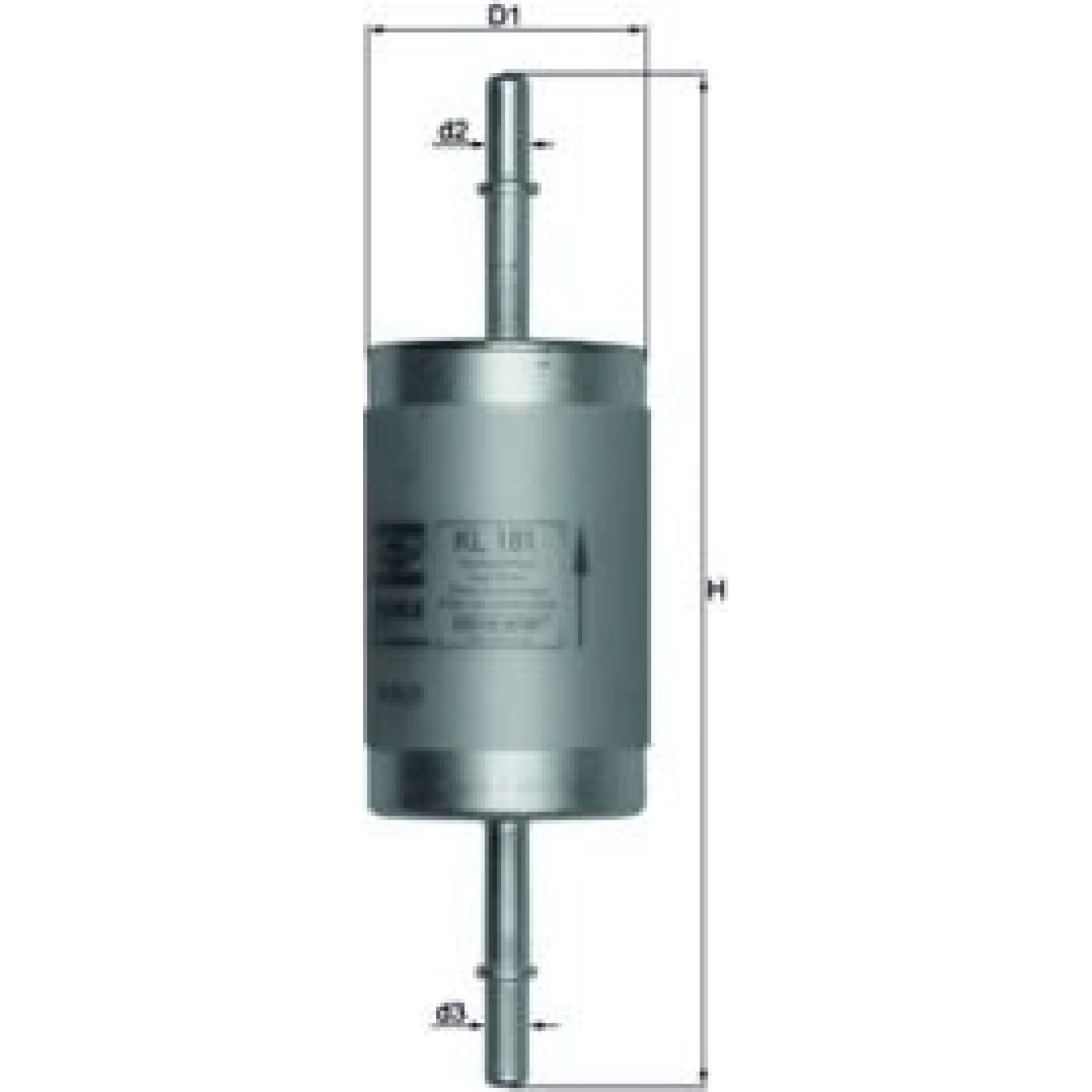 MAHLE Kraftstofffilter KL 181