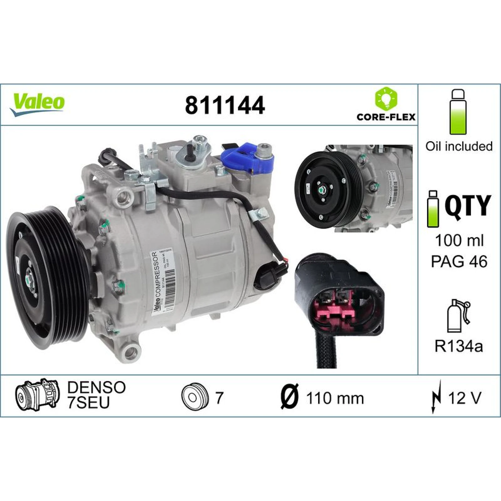 VALEO Kompressor 811144
