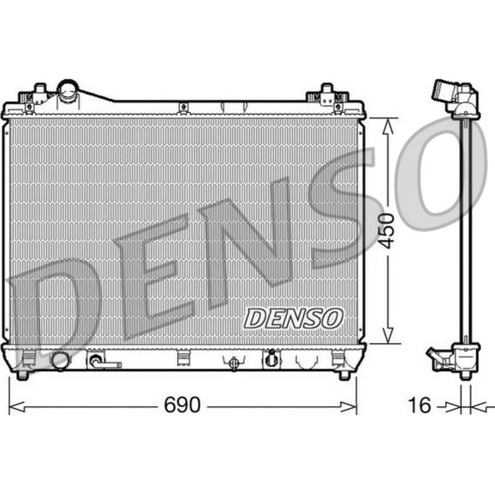 DENSO Motorkühler DRM47017