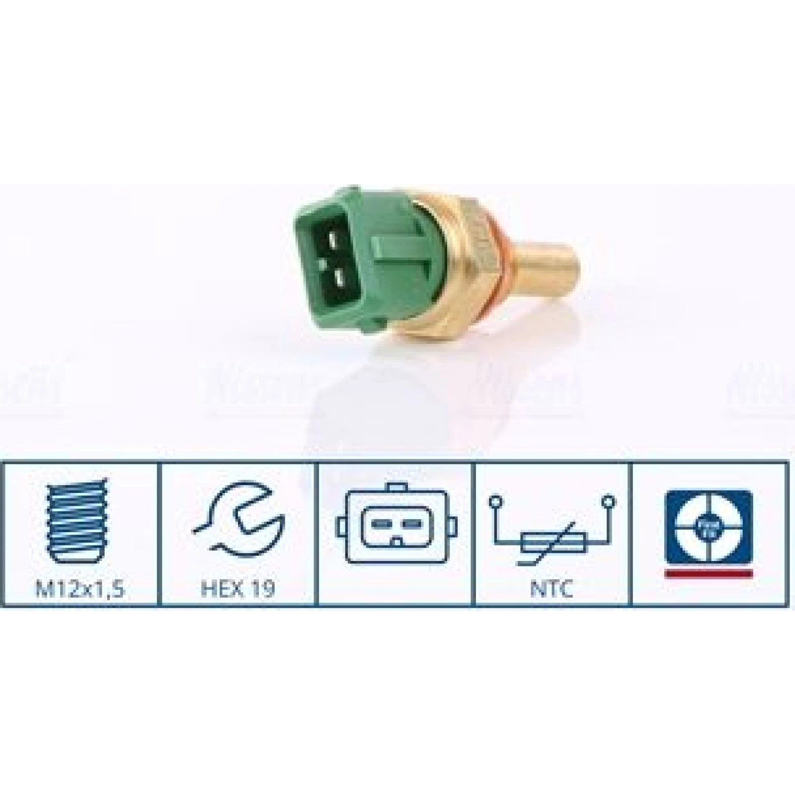 NISSENS Sensor, Kühlmitteltemperatur 207041