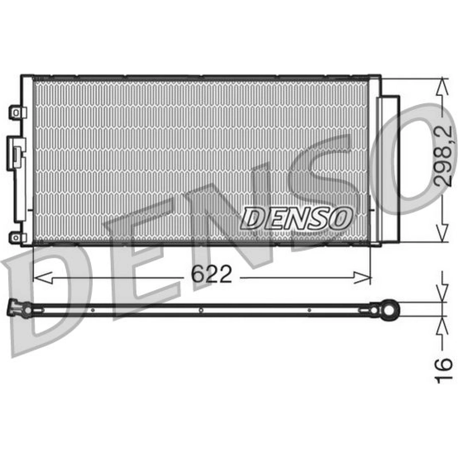 DENSO Klimaanlagenkühler DCN09046