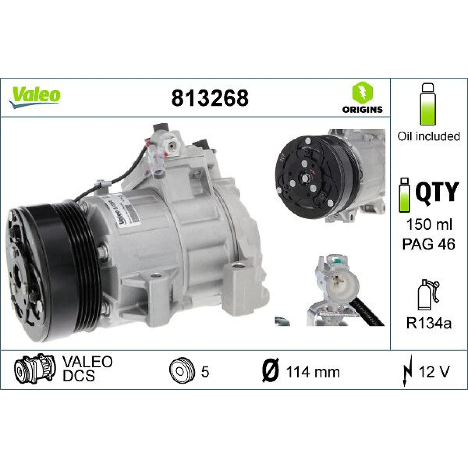Kompressor, Klimaanlage 813268