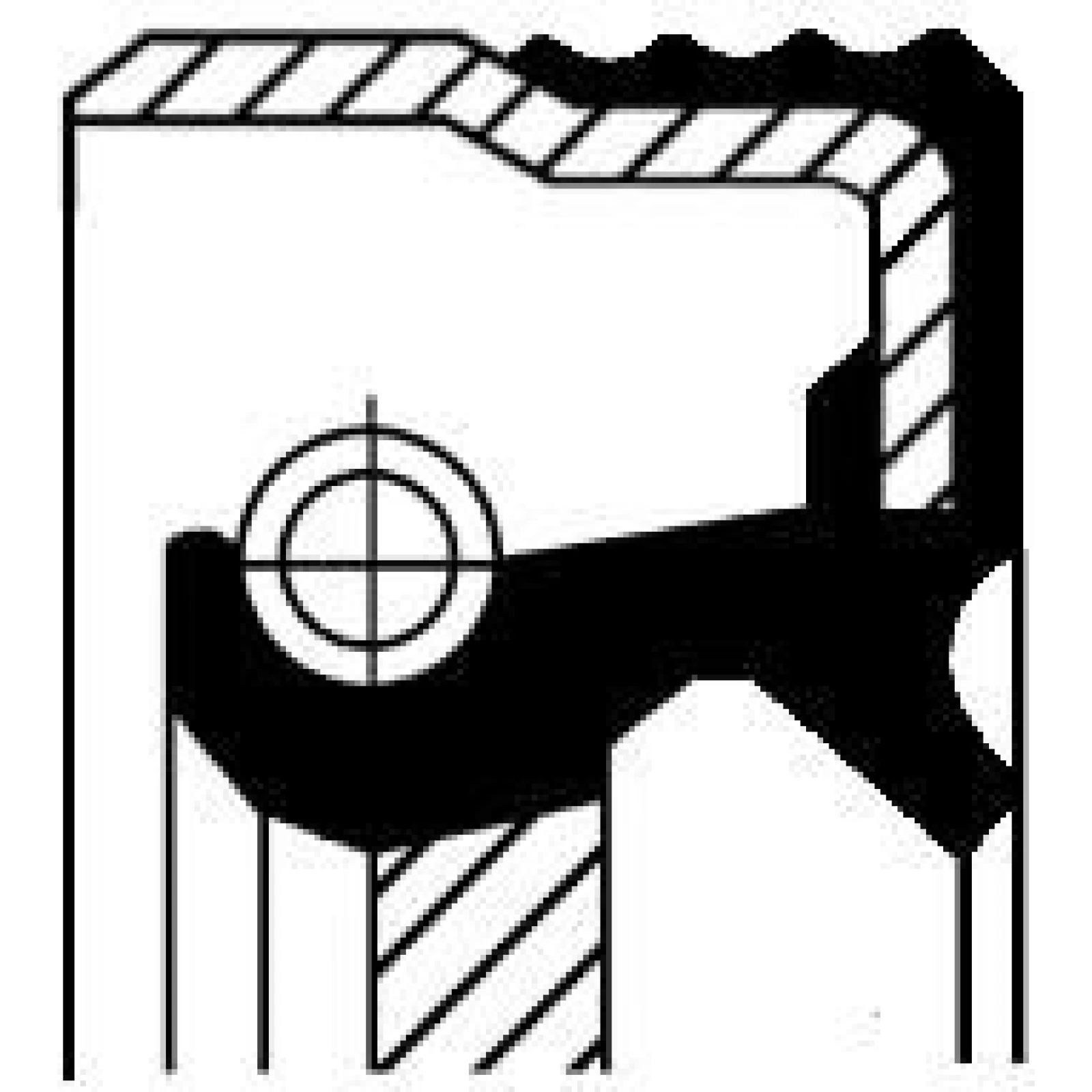 Wellendichtring, Differential 01034080B