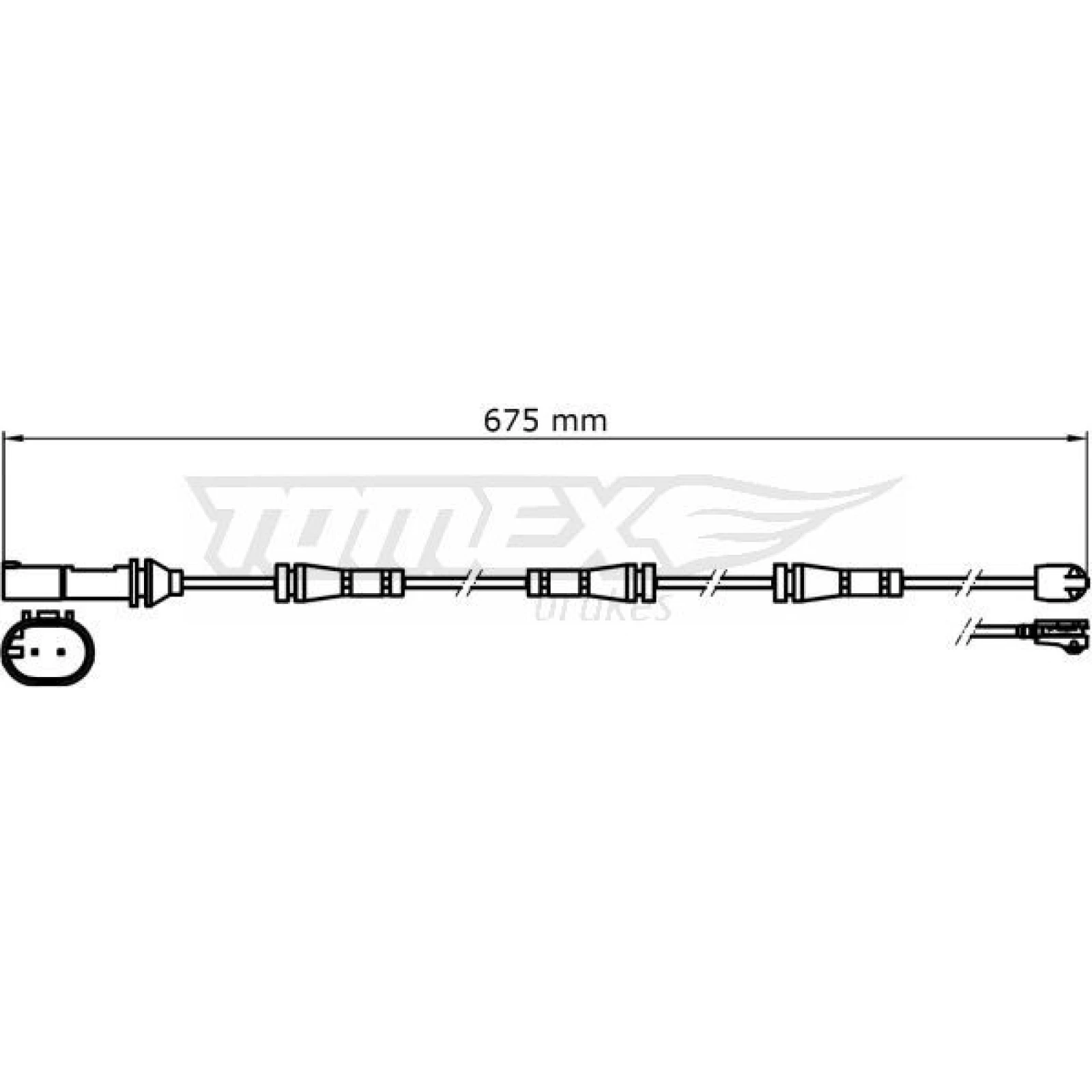 TOMEX brakes Warnkontakt, Bremsbelagverschleiß TX 31-35
