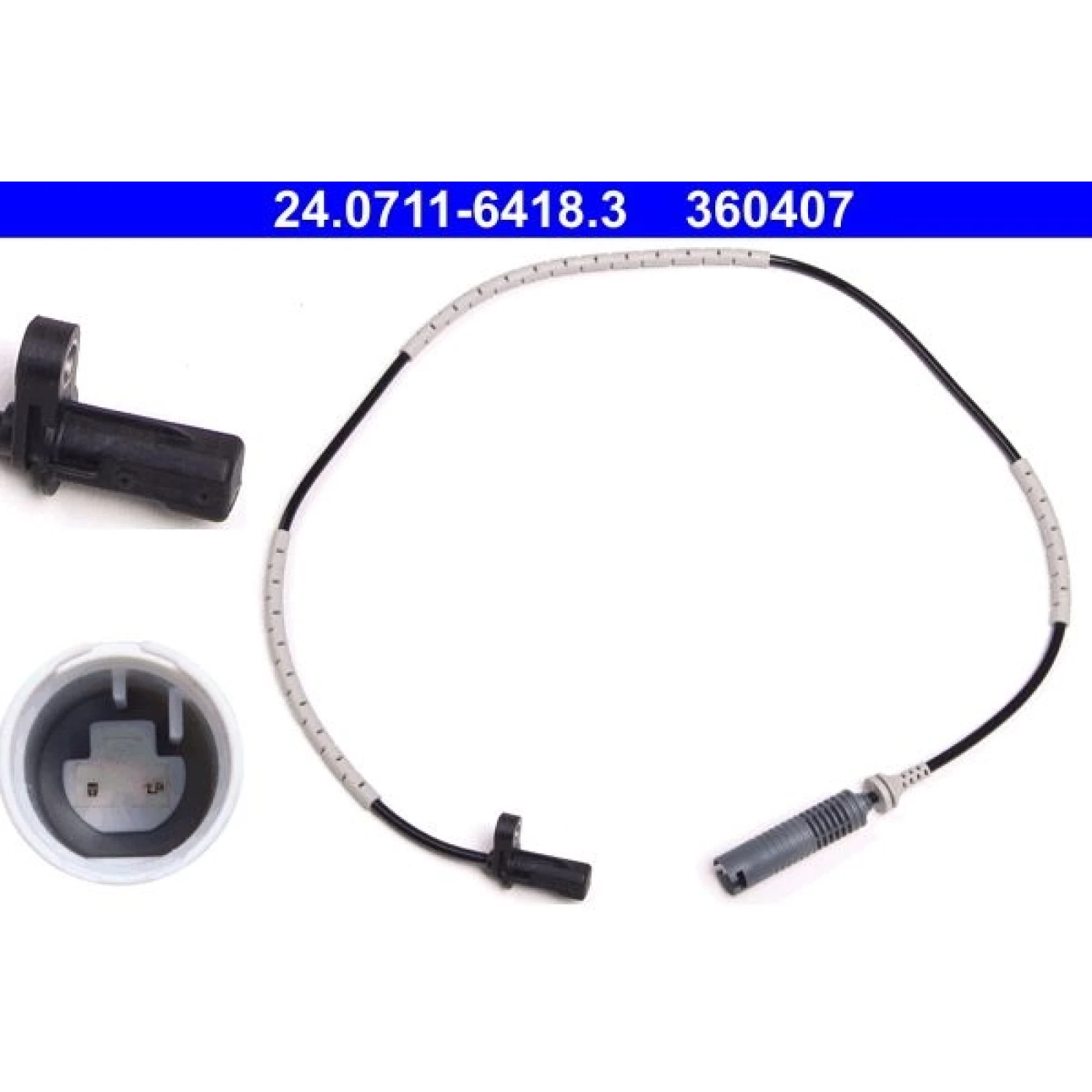 ATE ABS Sensor 24.0711-6418.3