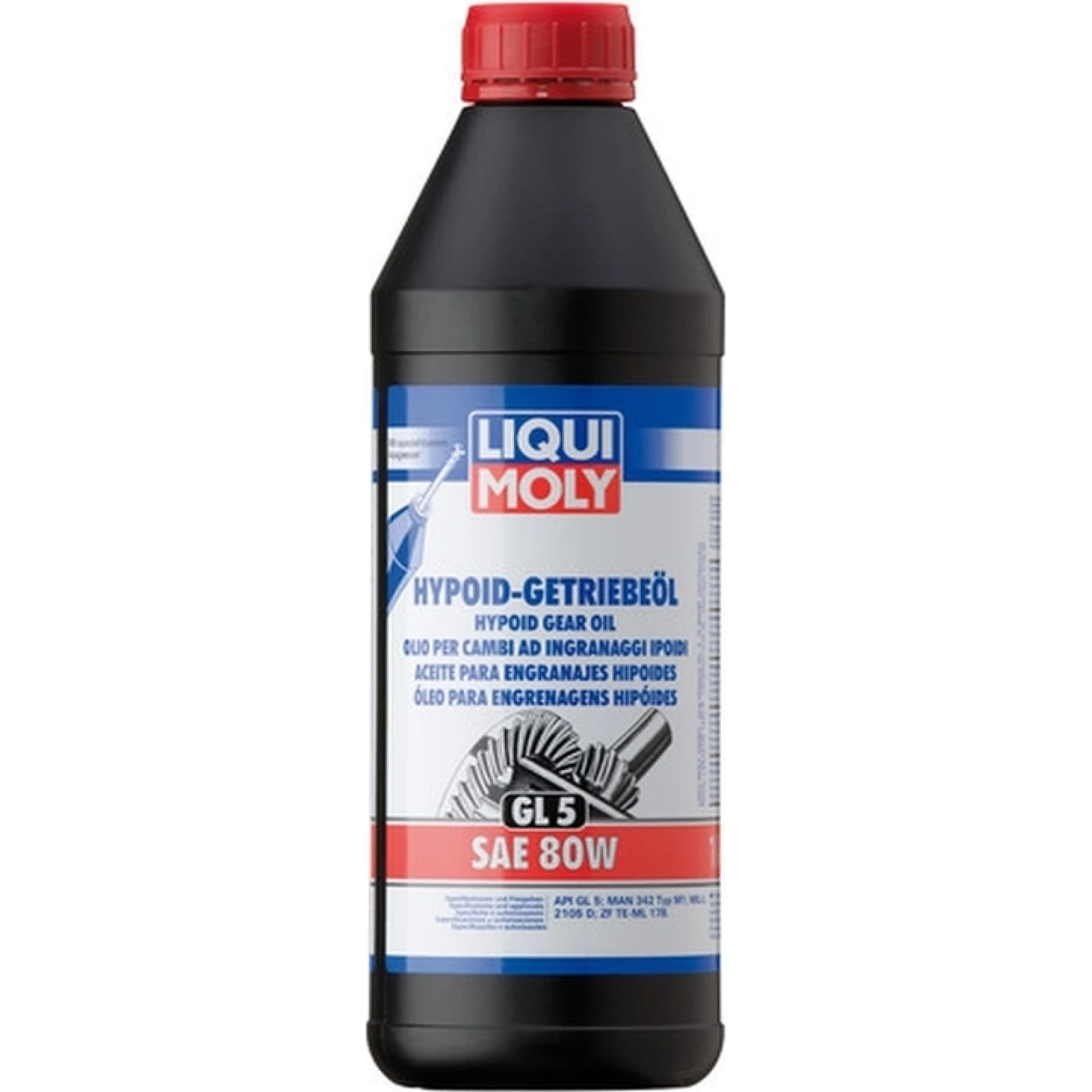 Liqui Moly Hypoid-Getriebeöl (GL5) SAE 80W 1 l 1025