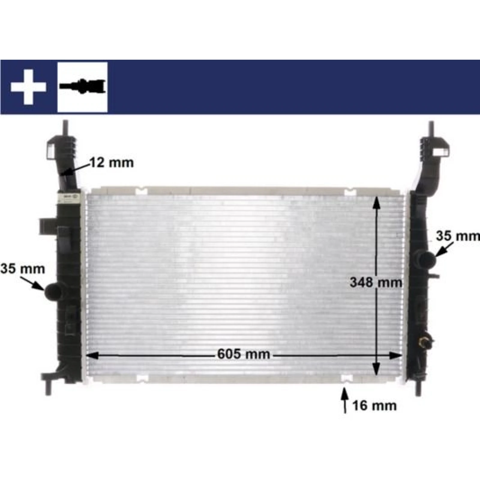 Kühler, Motorkühlung CR 2120 000S