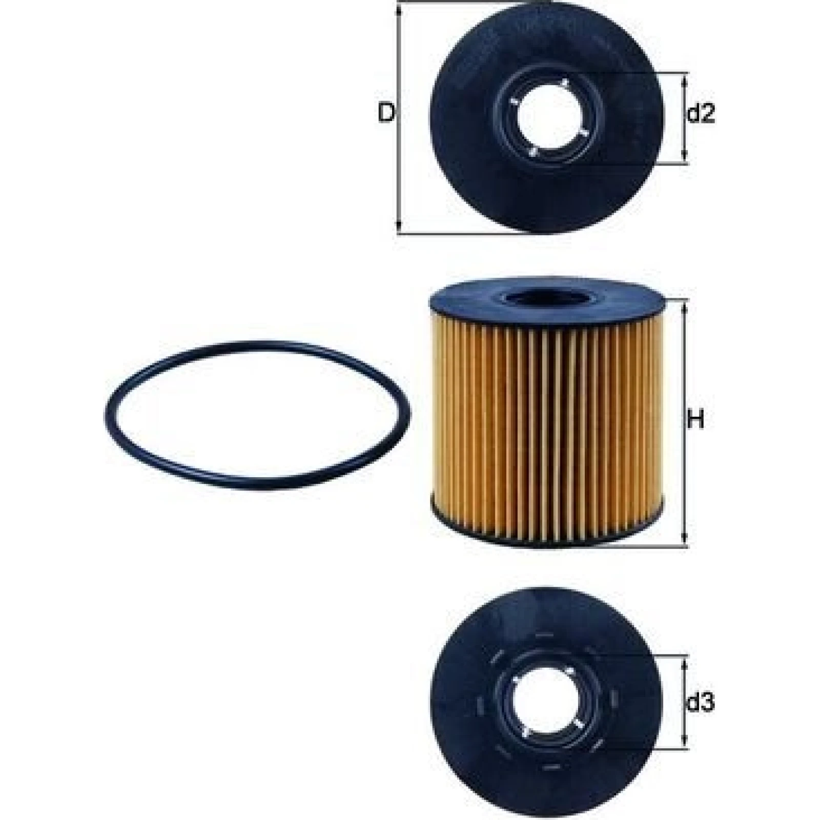 MAHLE Ölfilter OX 210D