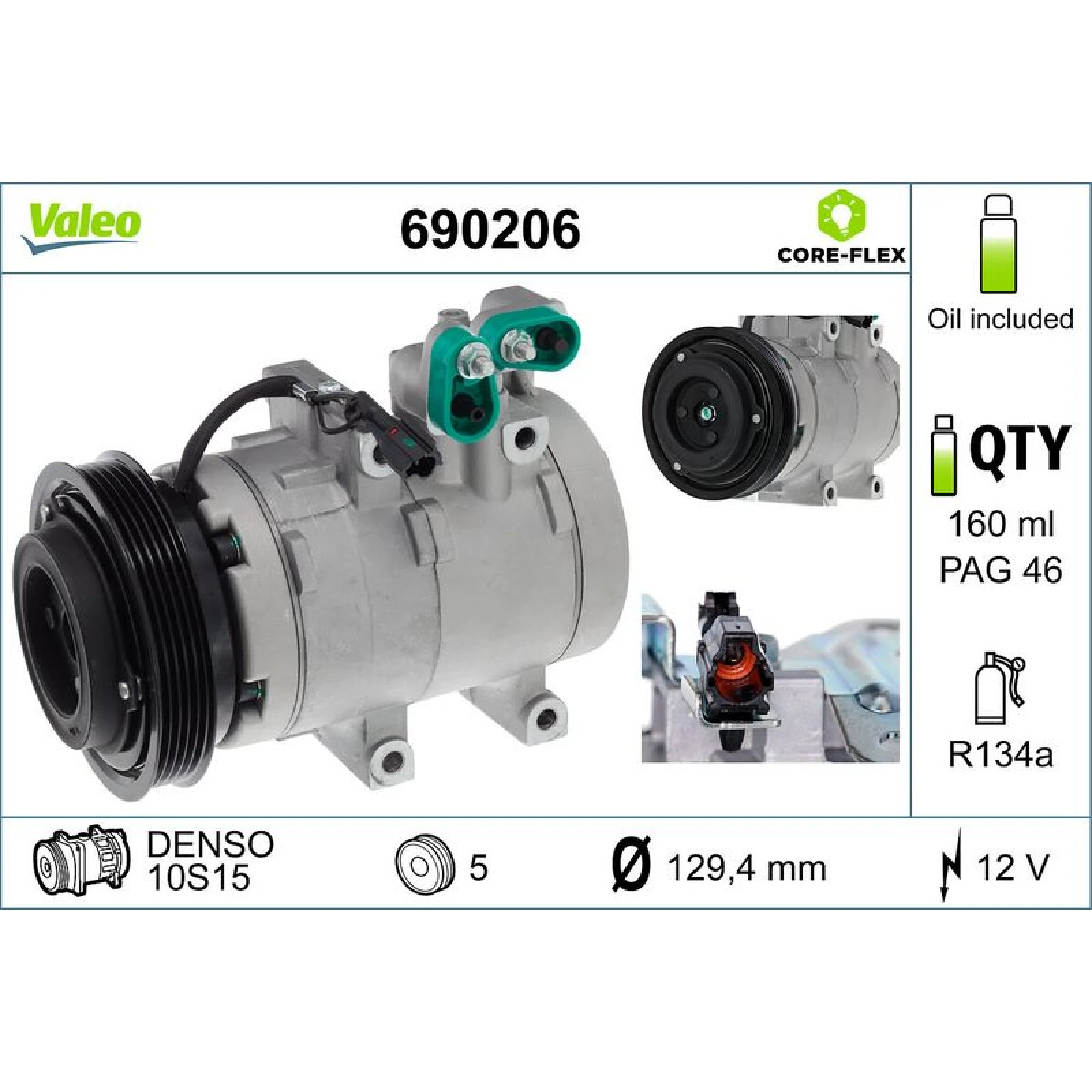 KOMPRESSOR, KLIMAANLAGE 690206