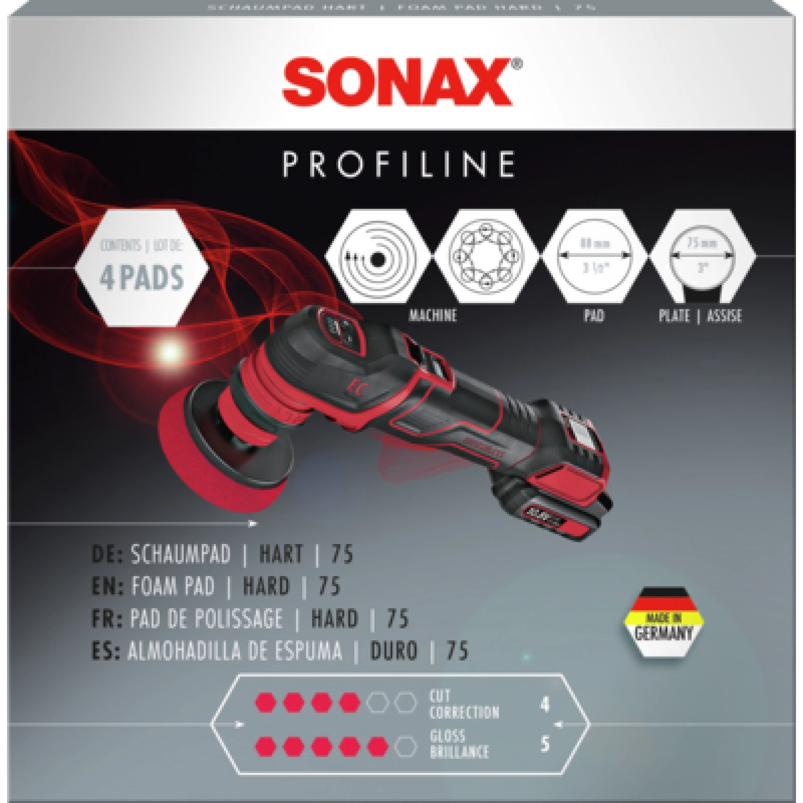 Sonax SchaumPad hart 75 04921410