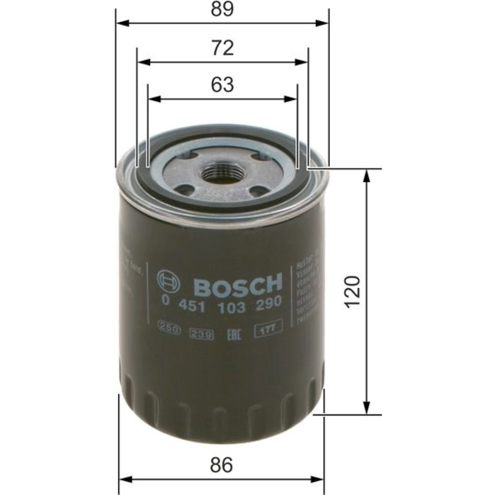 Ölfilter 0 451 103 290