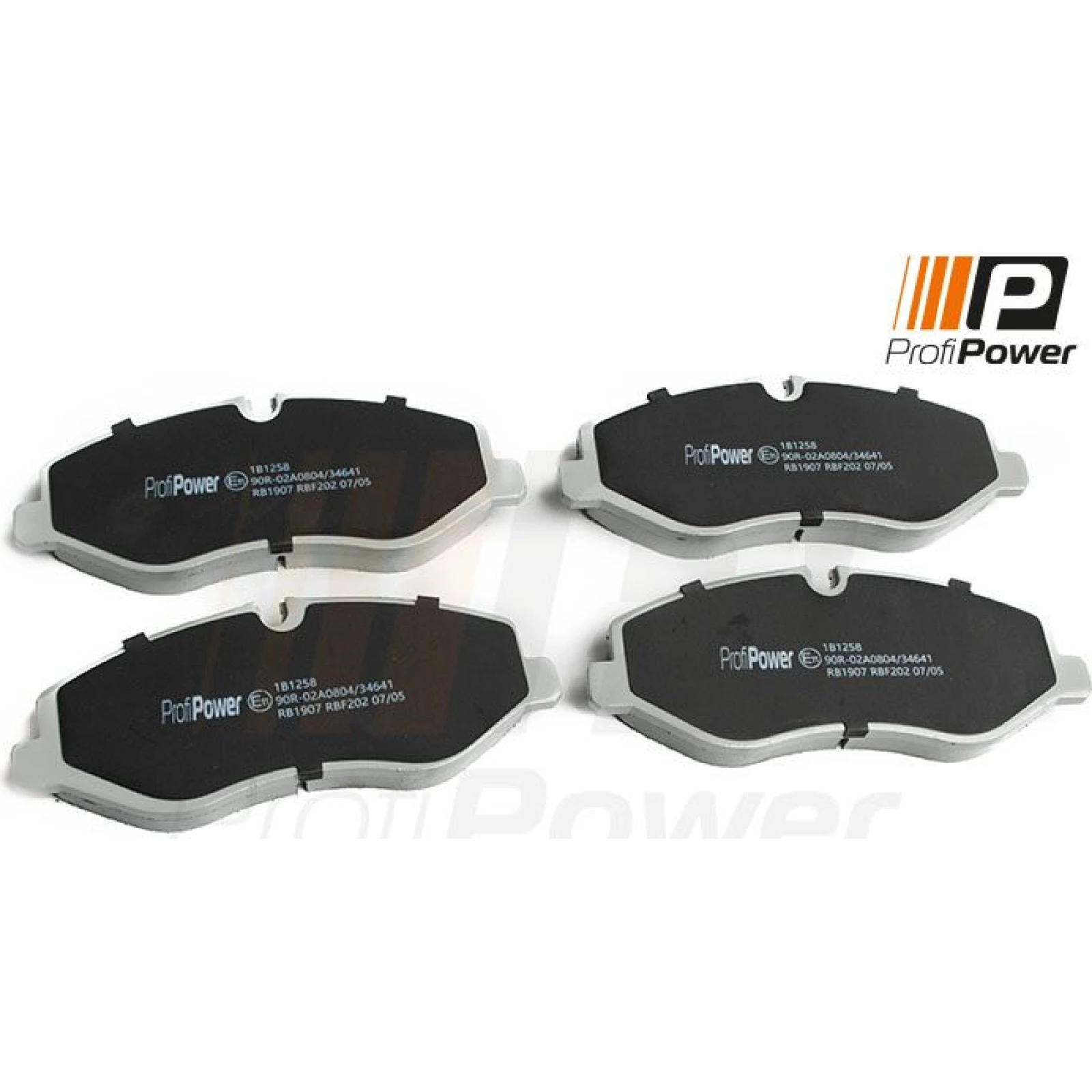 PROFIPOWER Bremsbelagsatz, Scheibenbremse 1B1258