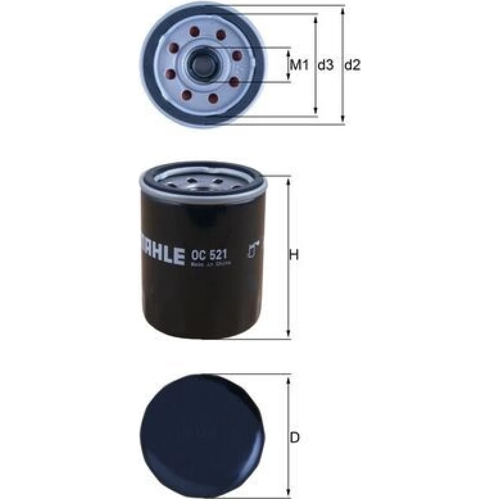 Mahle Original Ölfilter OC 521