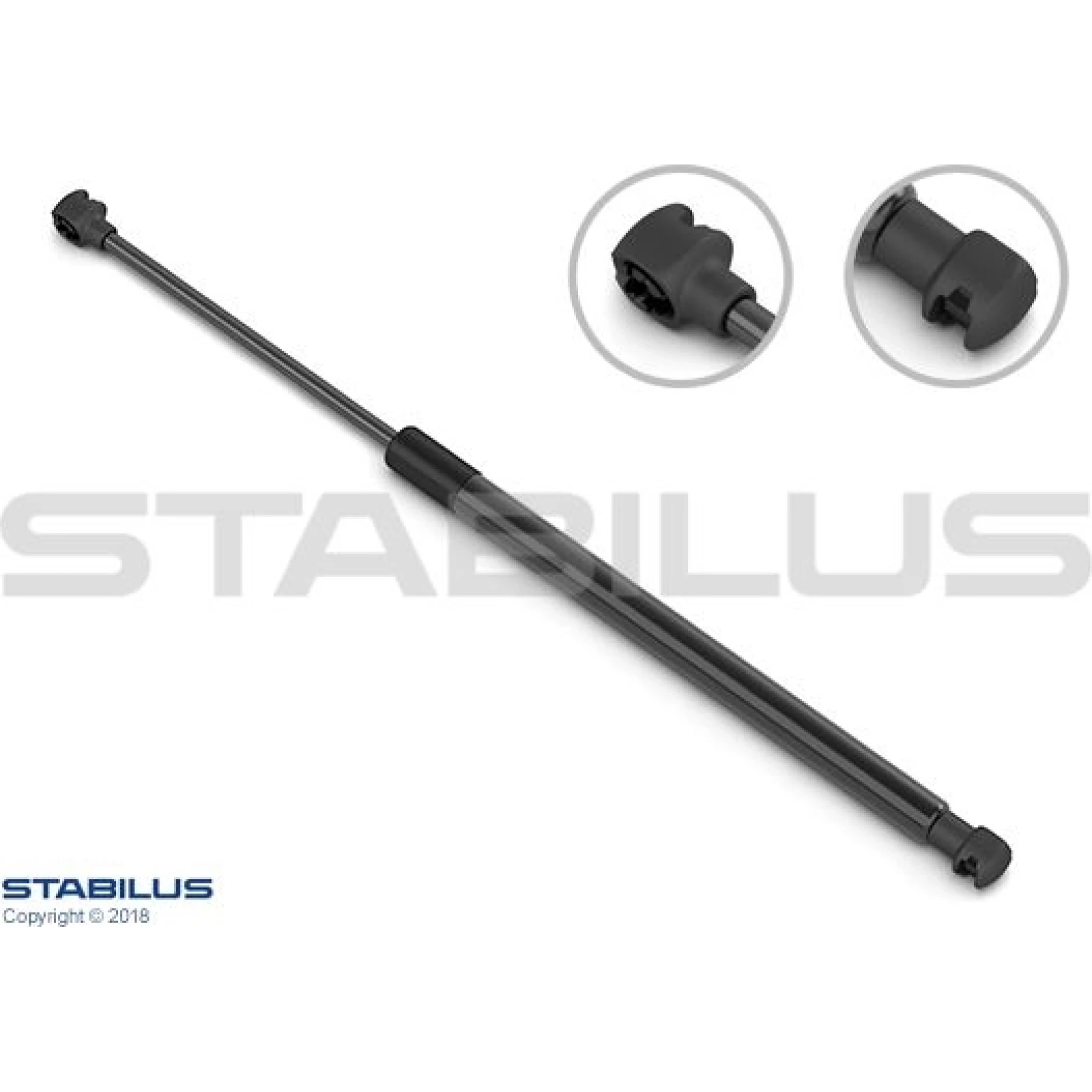 Gasfeder, Hinten L 468 760N 729465