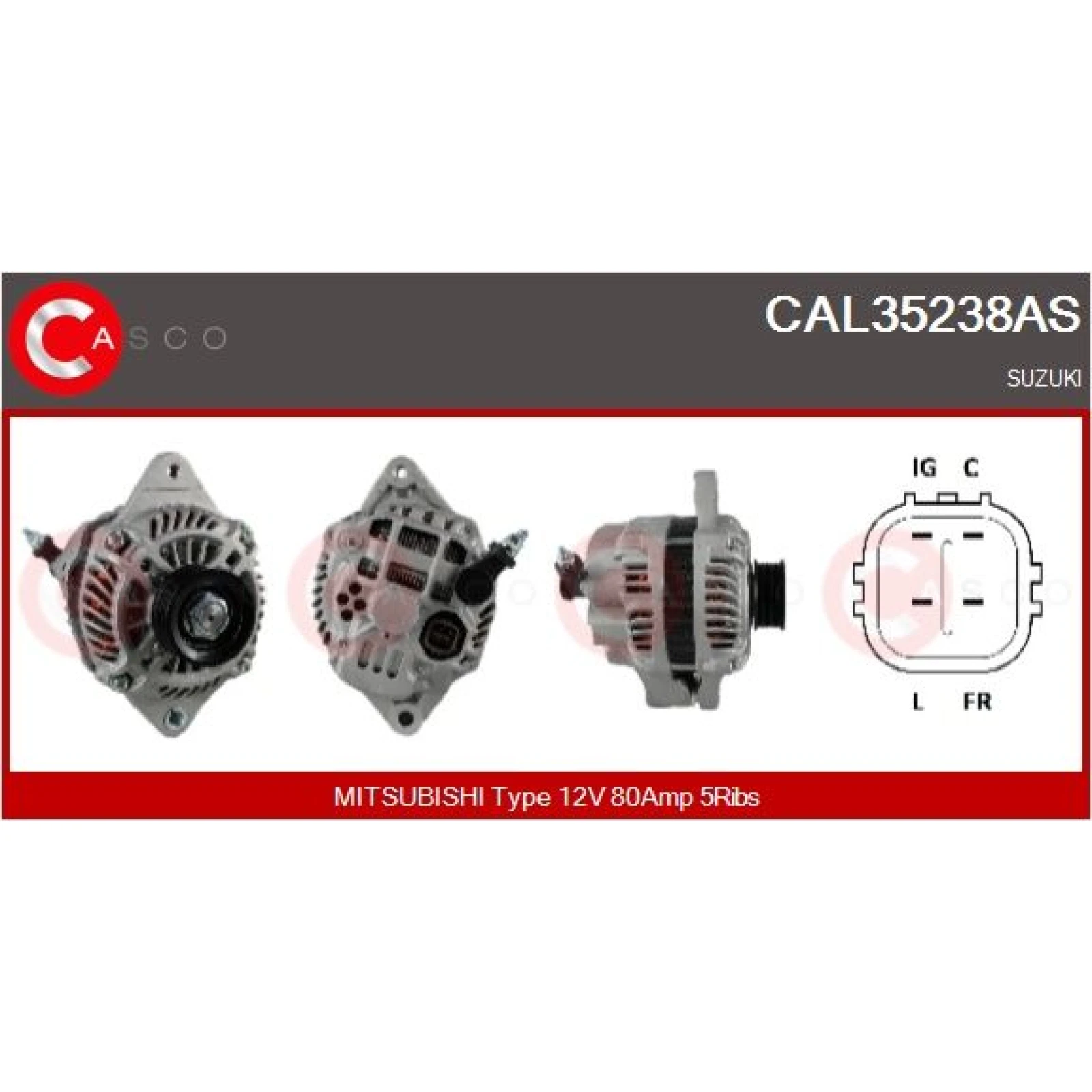 CASCO Generator CAL35238AS