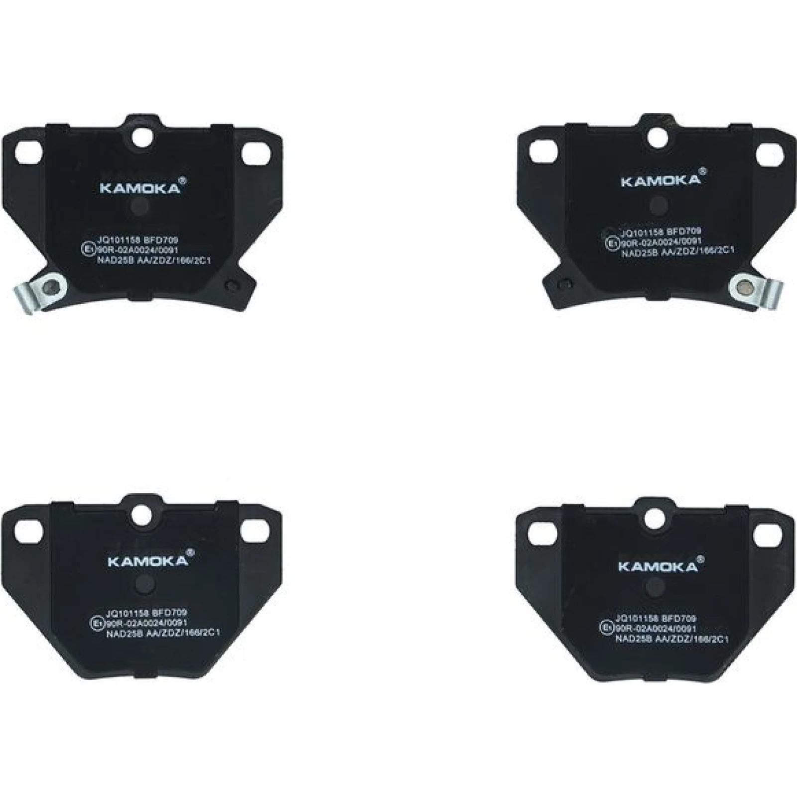 KAMOKA Bremsbelagsatz, Scheibenbremse JQ101158