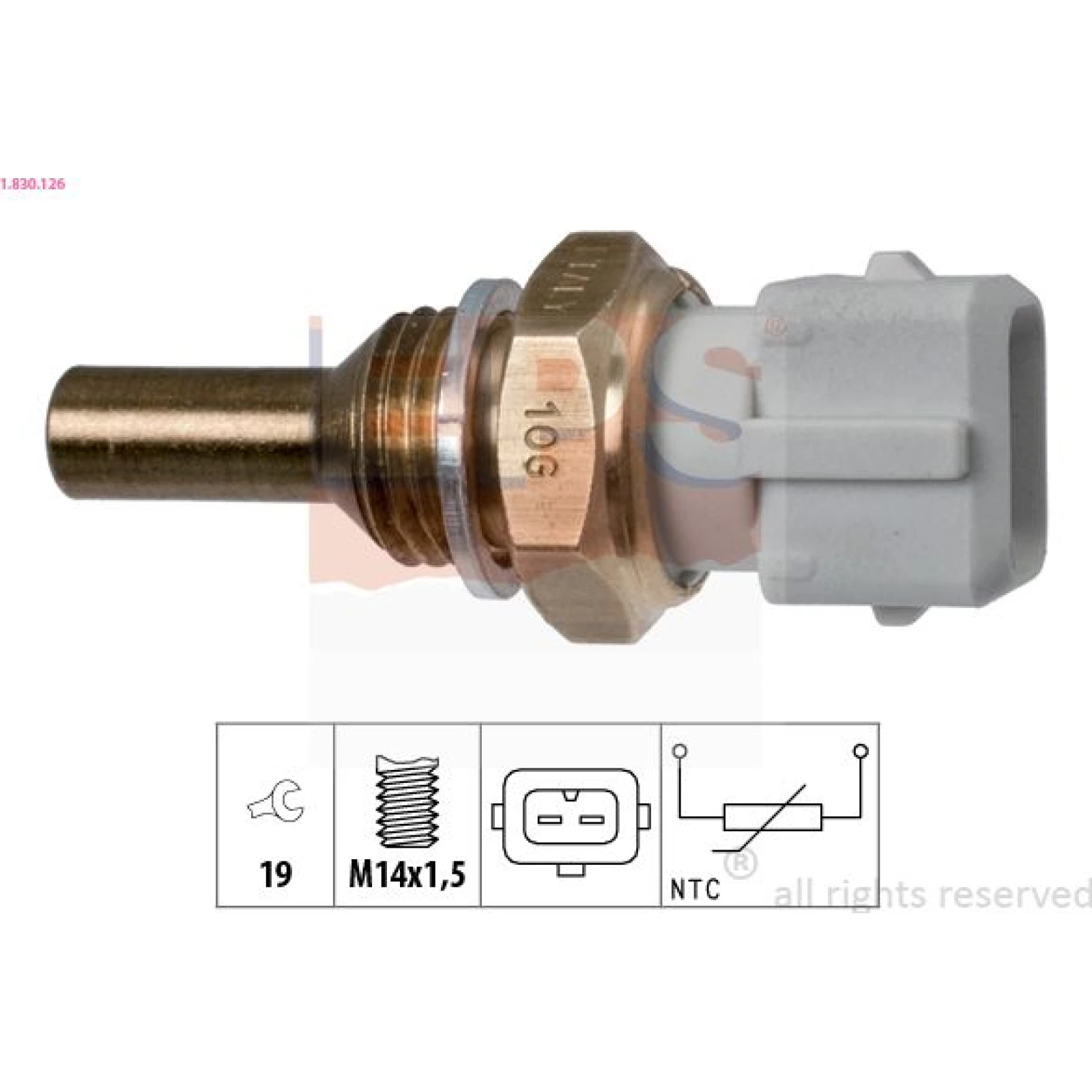 EPS Temperatursensor 1.830.126