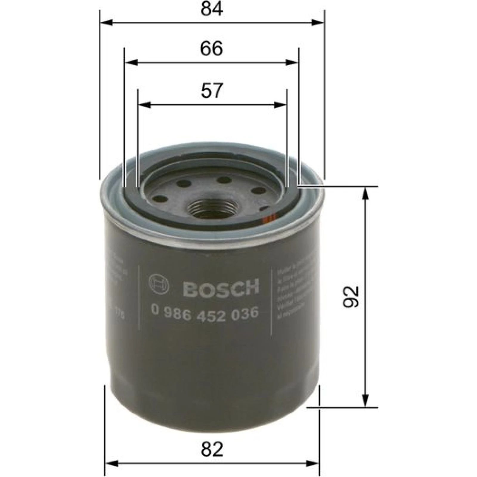 Ölfilter 0 986 452 036