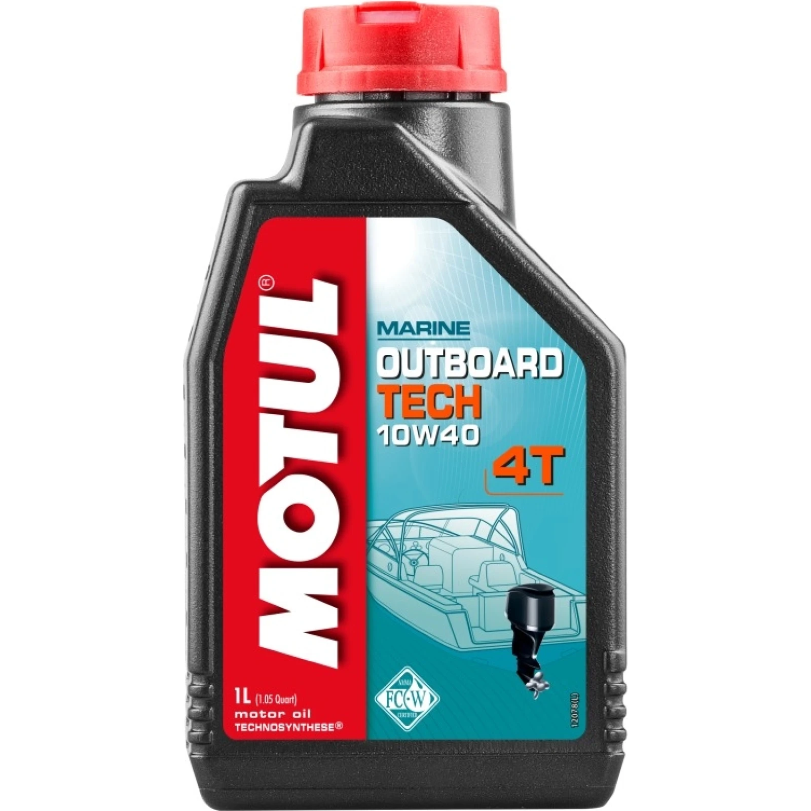 Motul Outboard Tech 4T FC-W 10W-40 1 Liter 106397