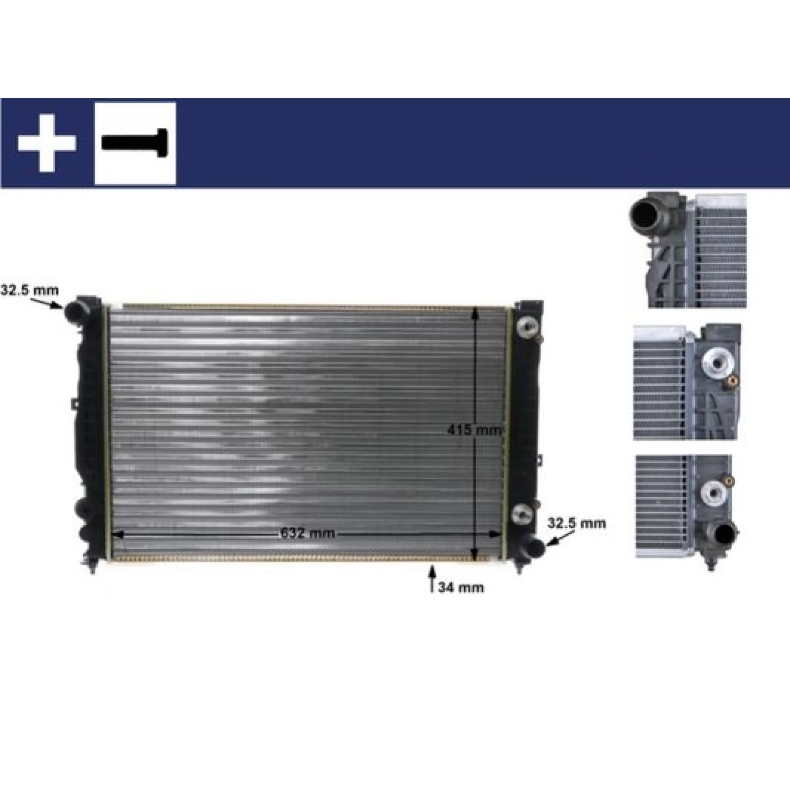 Kühler, Motorkühlung CR 648 000S