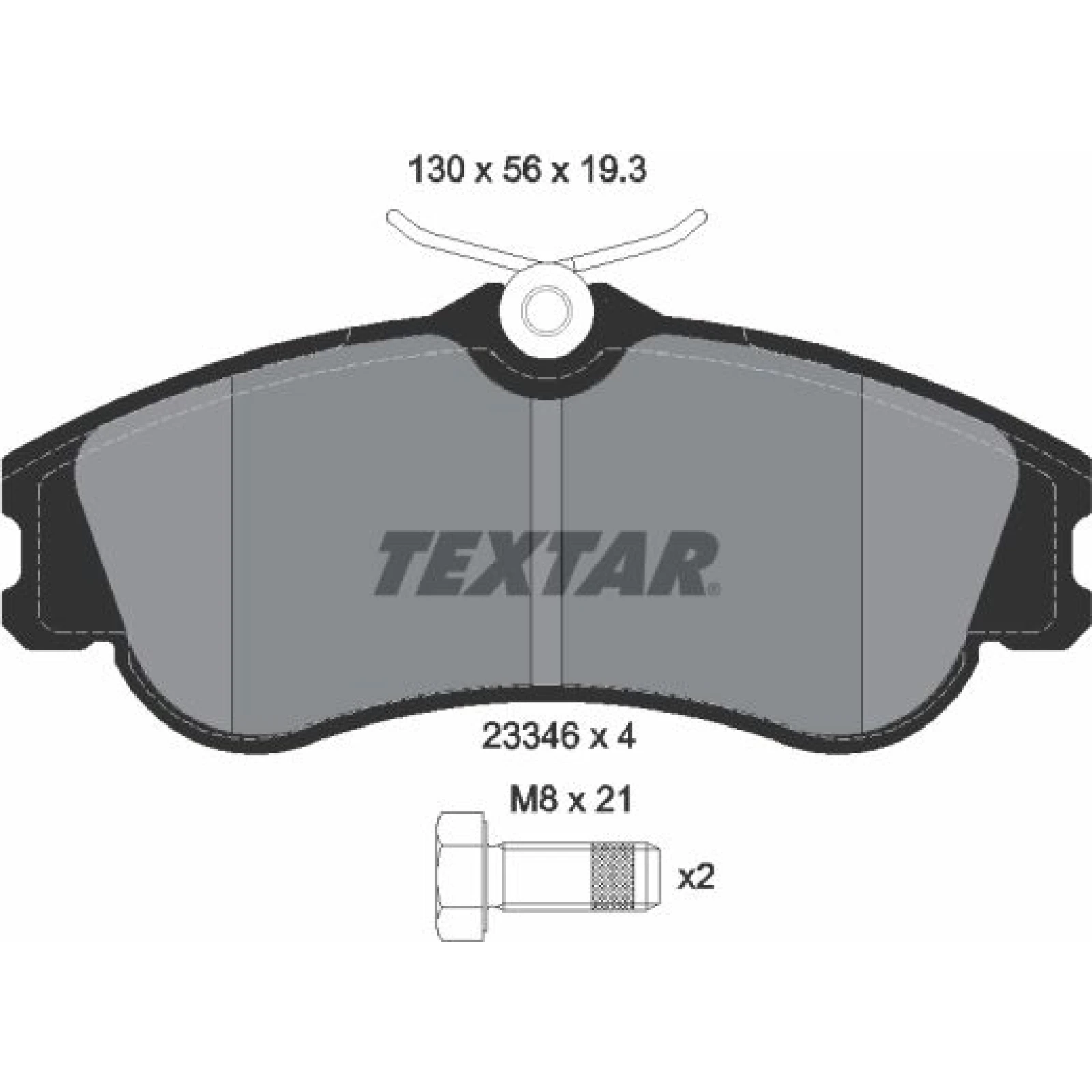 Bremsbelagsatz Citroen P. Berlingo/Partner 01-/Xsara Picasso 2334602