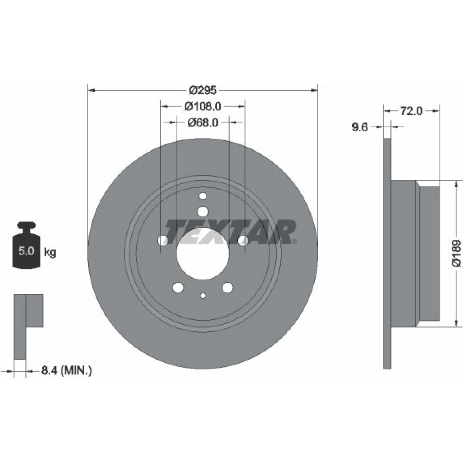 Bremsscheibe Volvo T. S70/V70 92066803