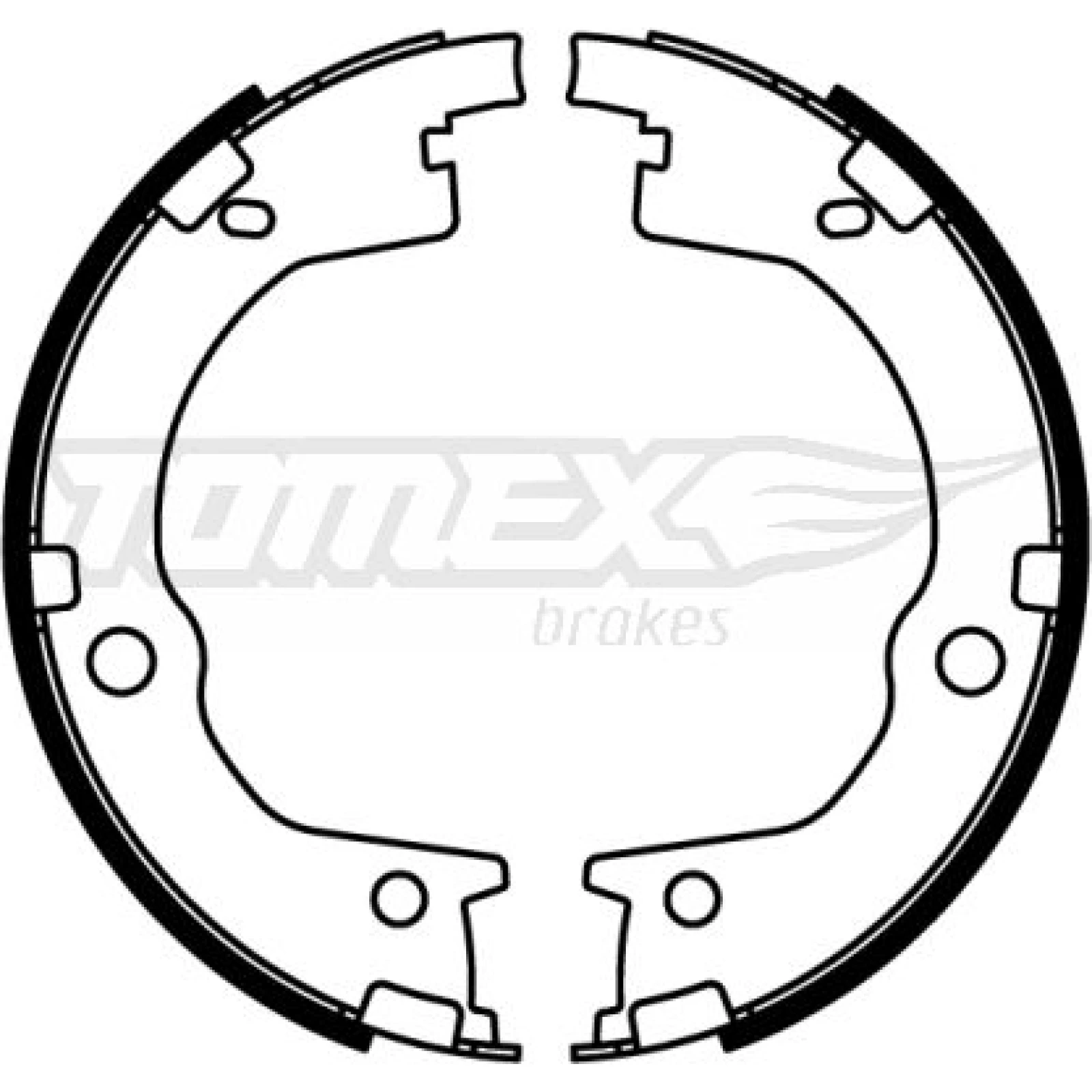 TOMEX brakes Bremsbackensatz TX 22-55