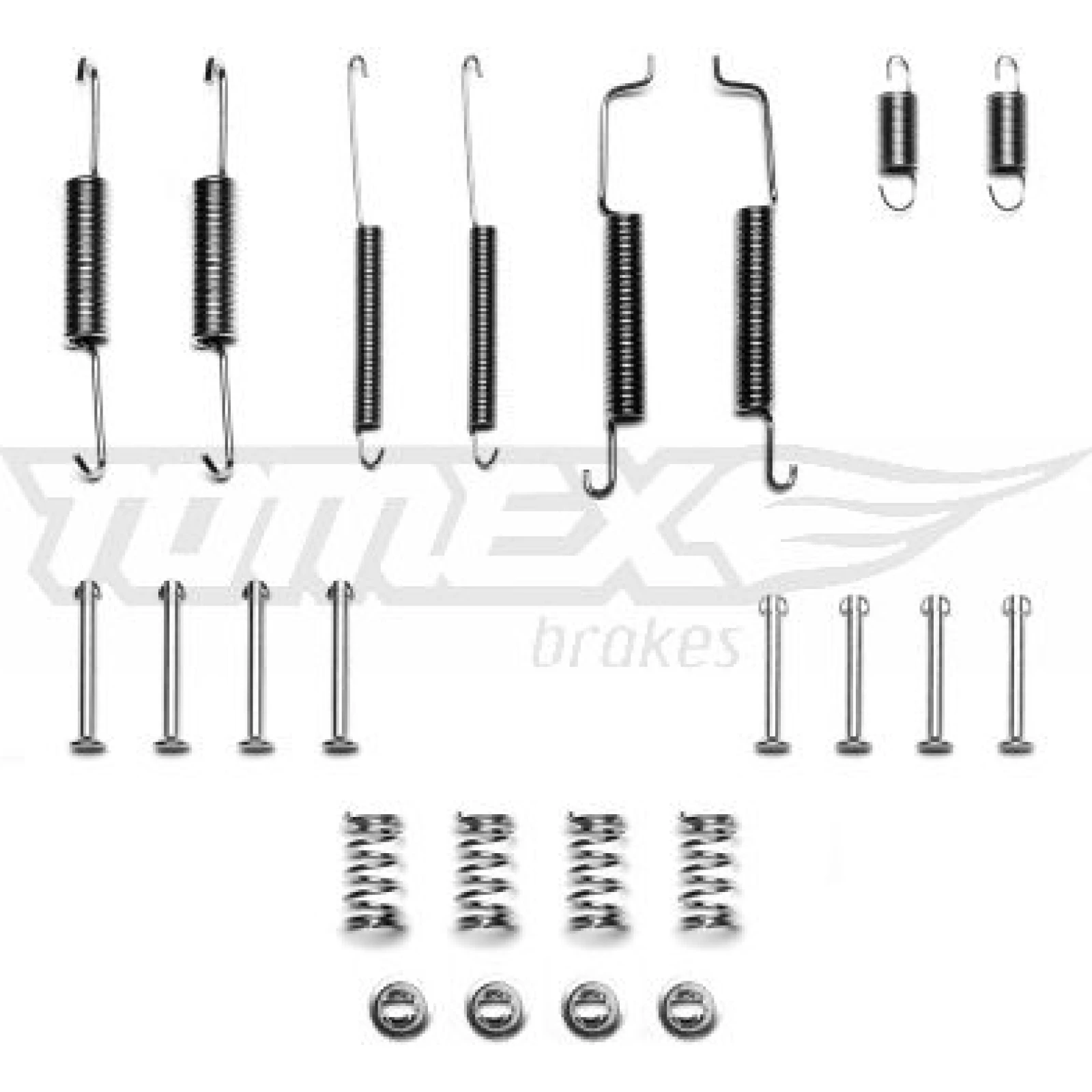 TOMEX brakes Zubehörsatz, Bremsbacken TX 40-15