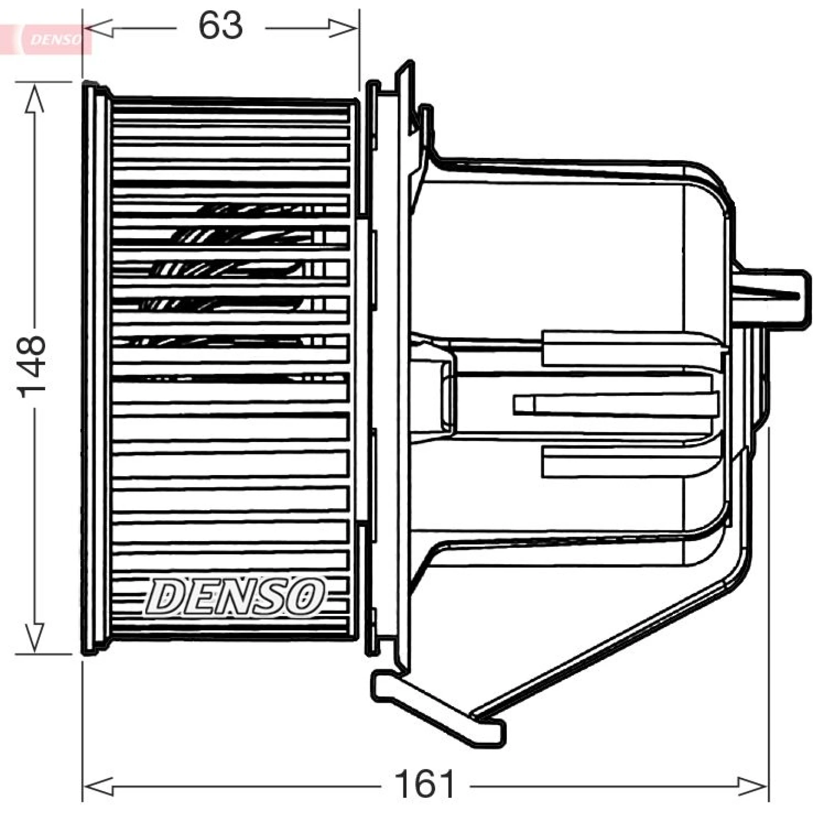 DENSO Innenraumgebläse DEA07027