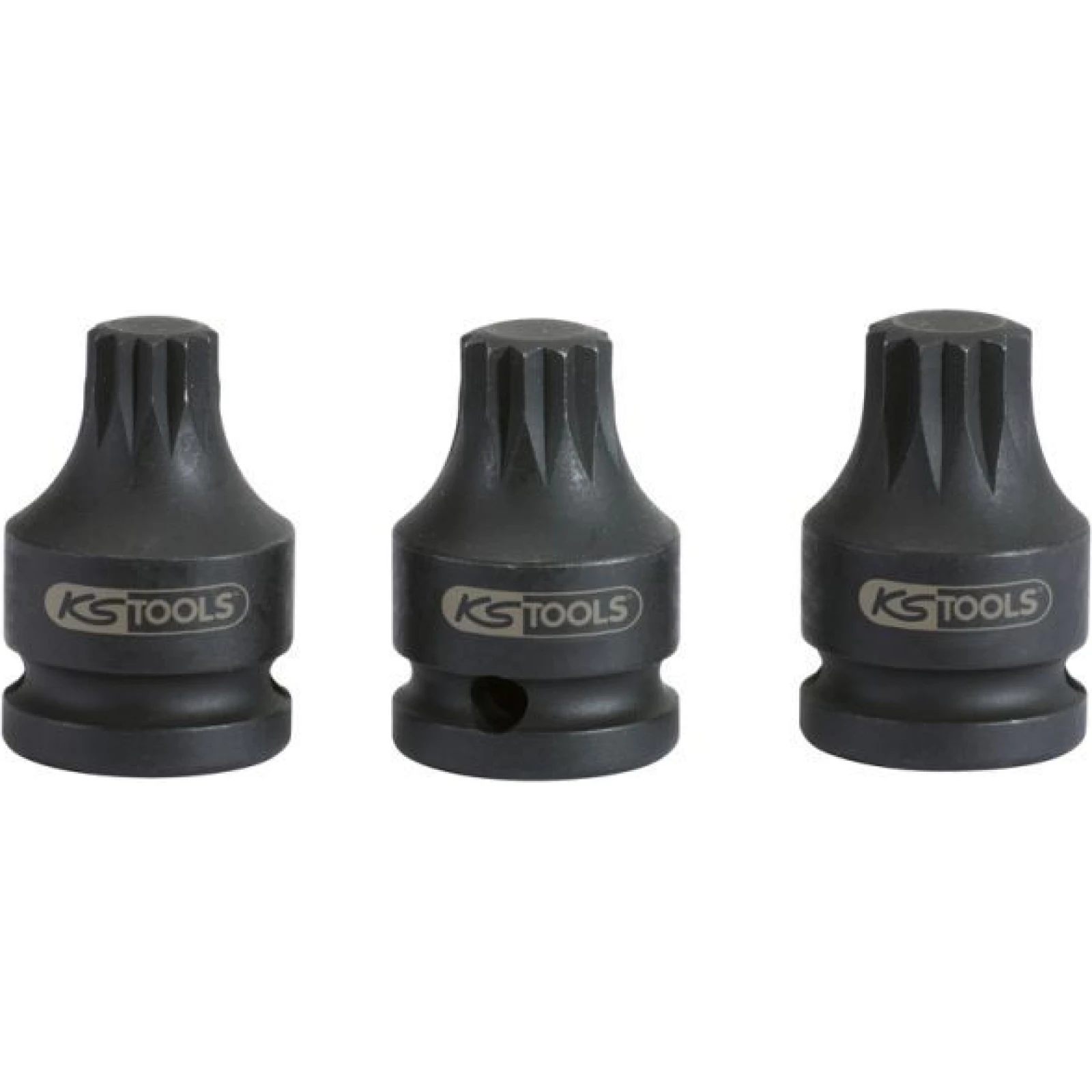 KS TOOLS Power-Sicherungsmutter mit 1/2 Bit, XZN, kurz, M14 515.1171